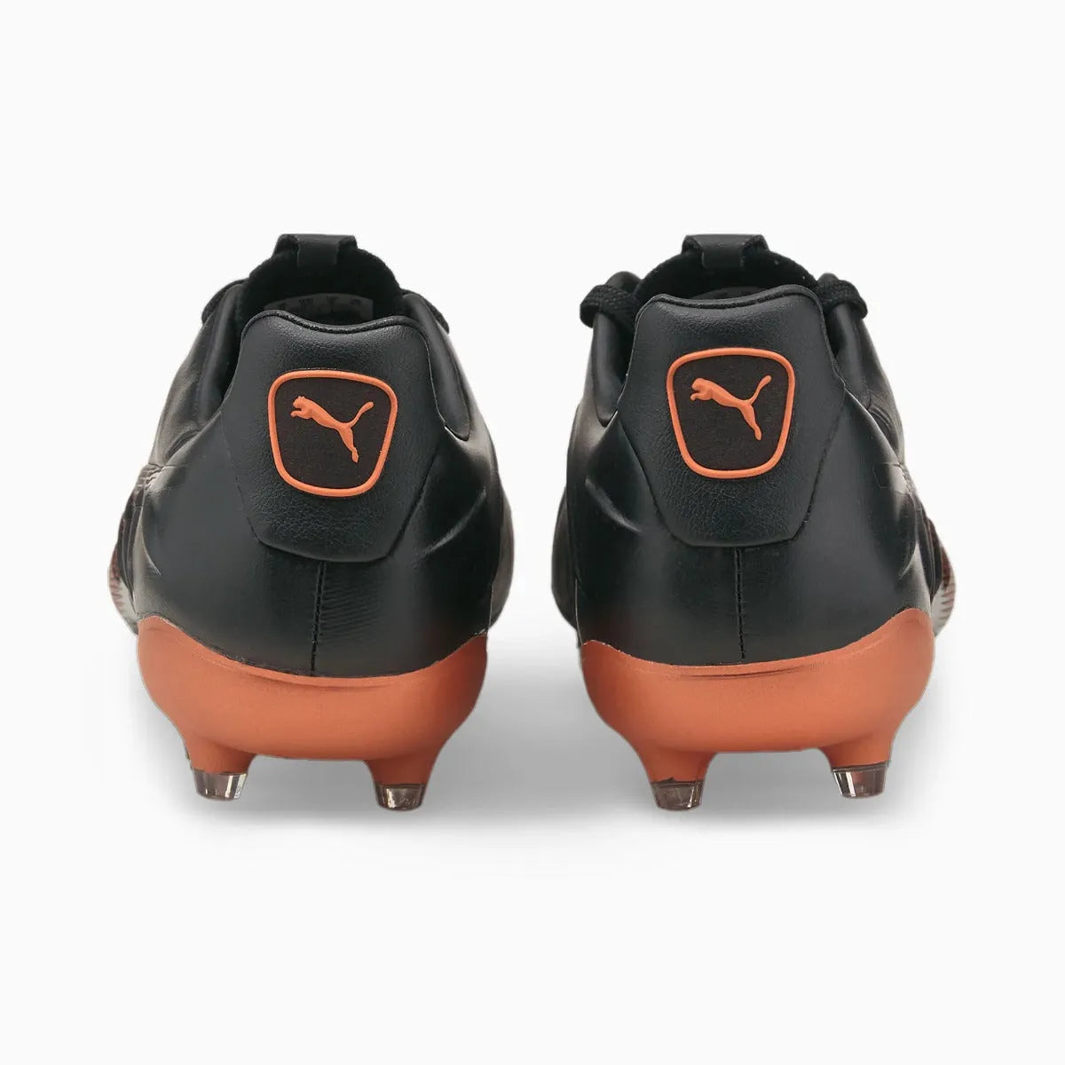 Puma King Platinum 21 FG-AG - Black-Neon Citrus (Pair - Back)