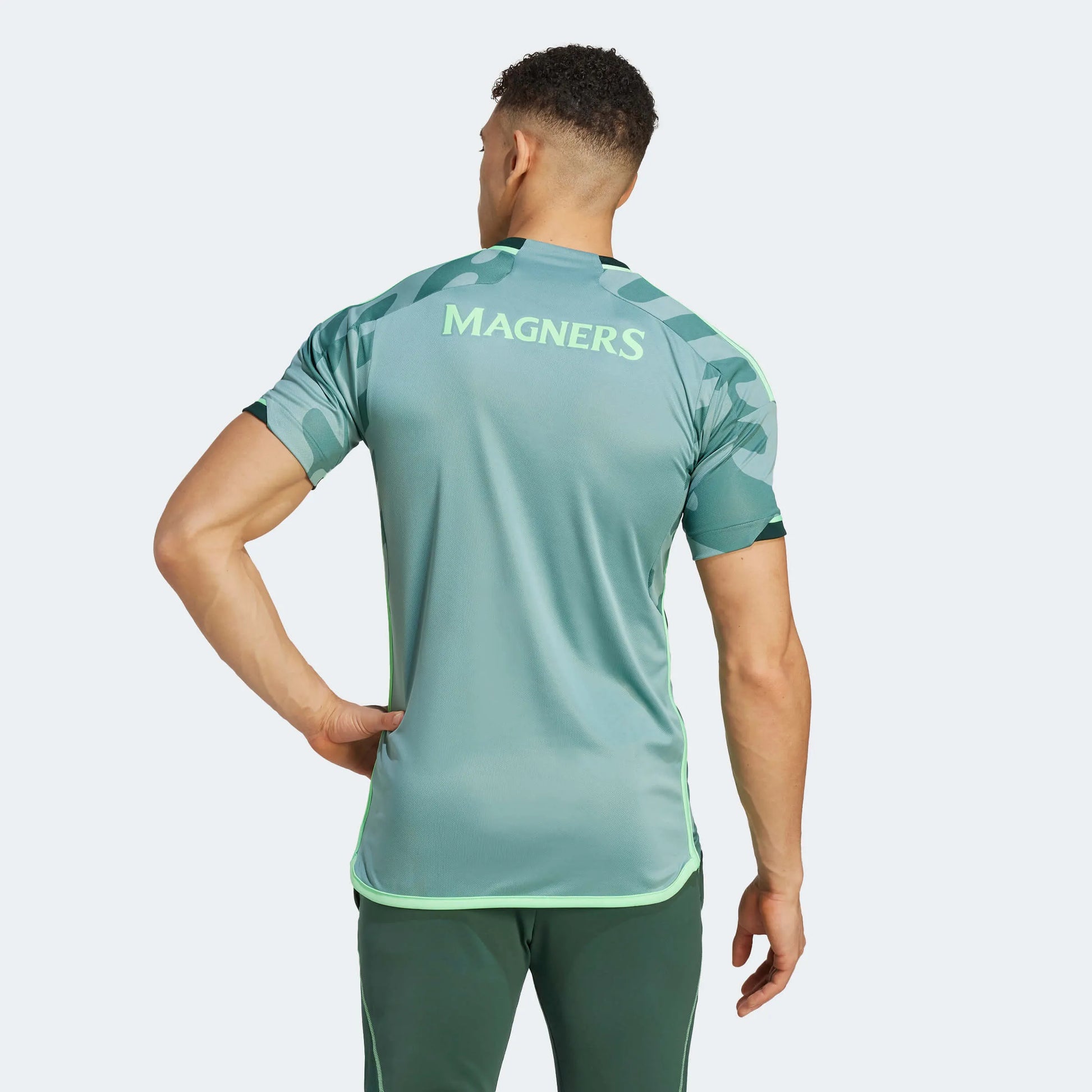 adidas 2023-24 Celtic Men's Stadium Third Jersey (Model - Back)
