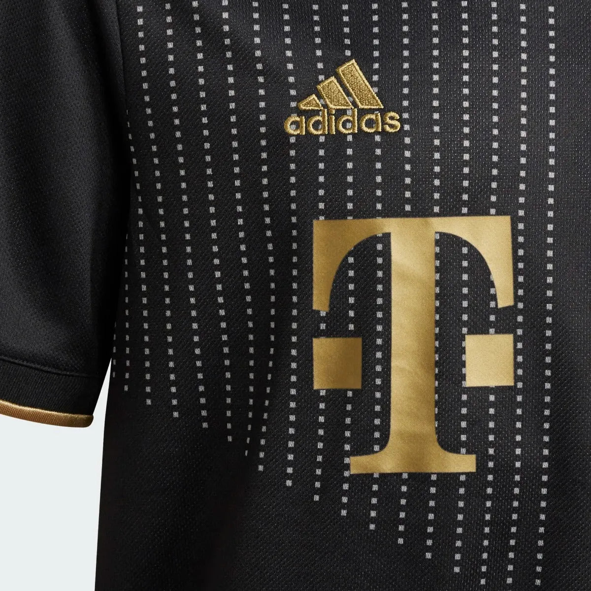 Adidas 2021-22 Bayern Munchen Youth Away Jersey - Black-Gold
