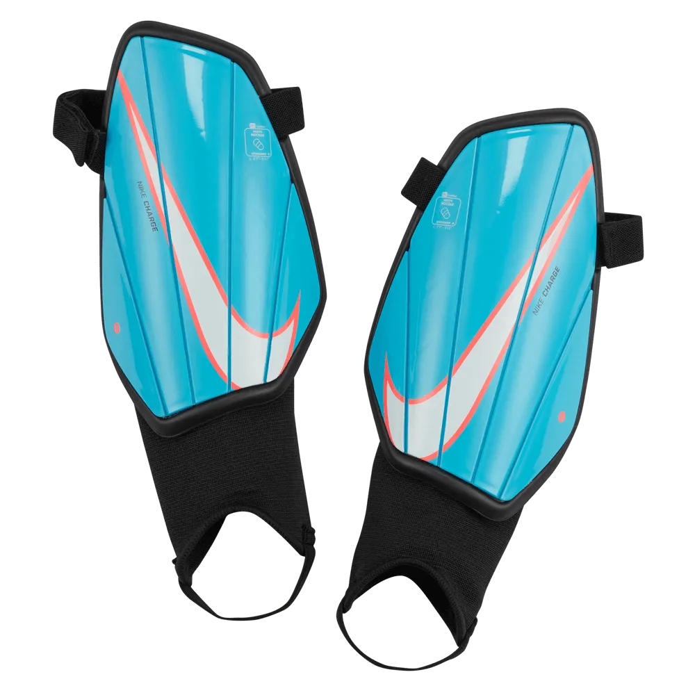 Nike Charge Shin Guards - Blue - White (Set)