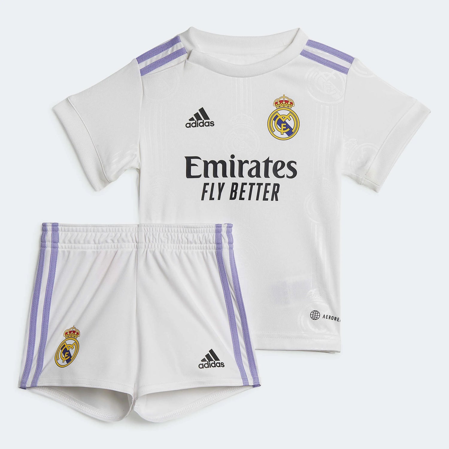 adidas 2022-23 Real Madrid Home Baby Kit - White (Set)