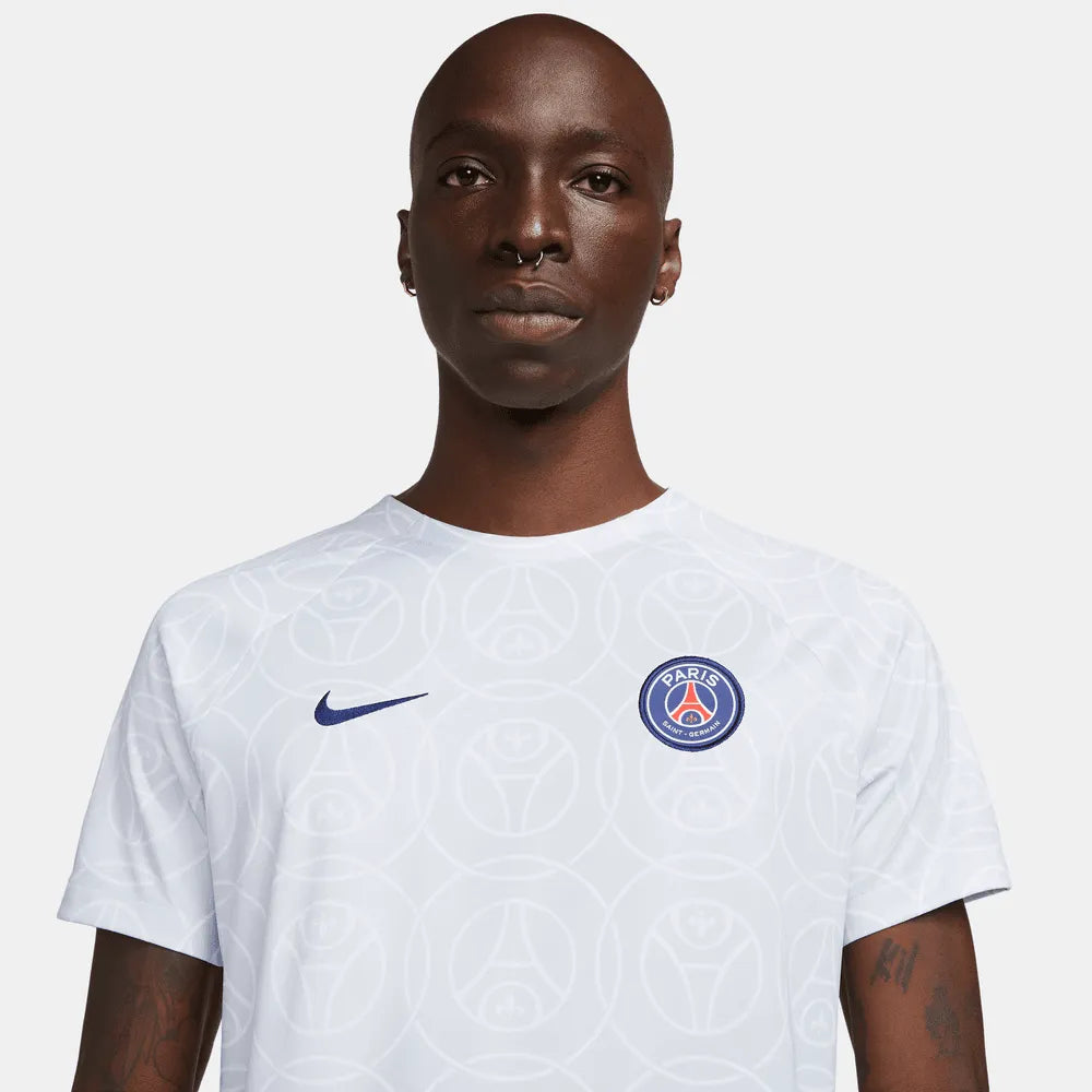 Nike 2022-23 PSG Pre-Match Jersey - Aura-Navy (Detail 1)