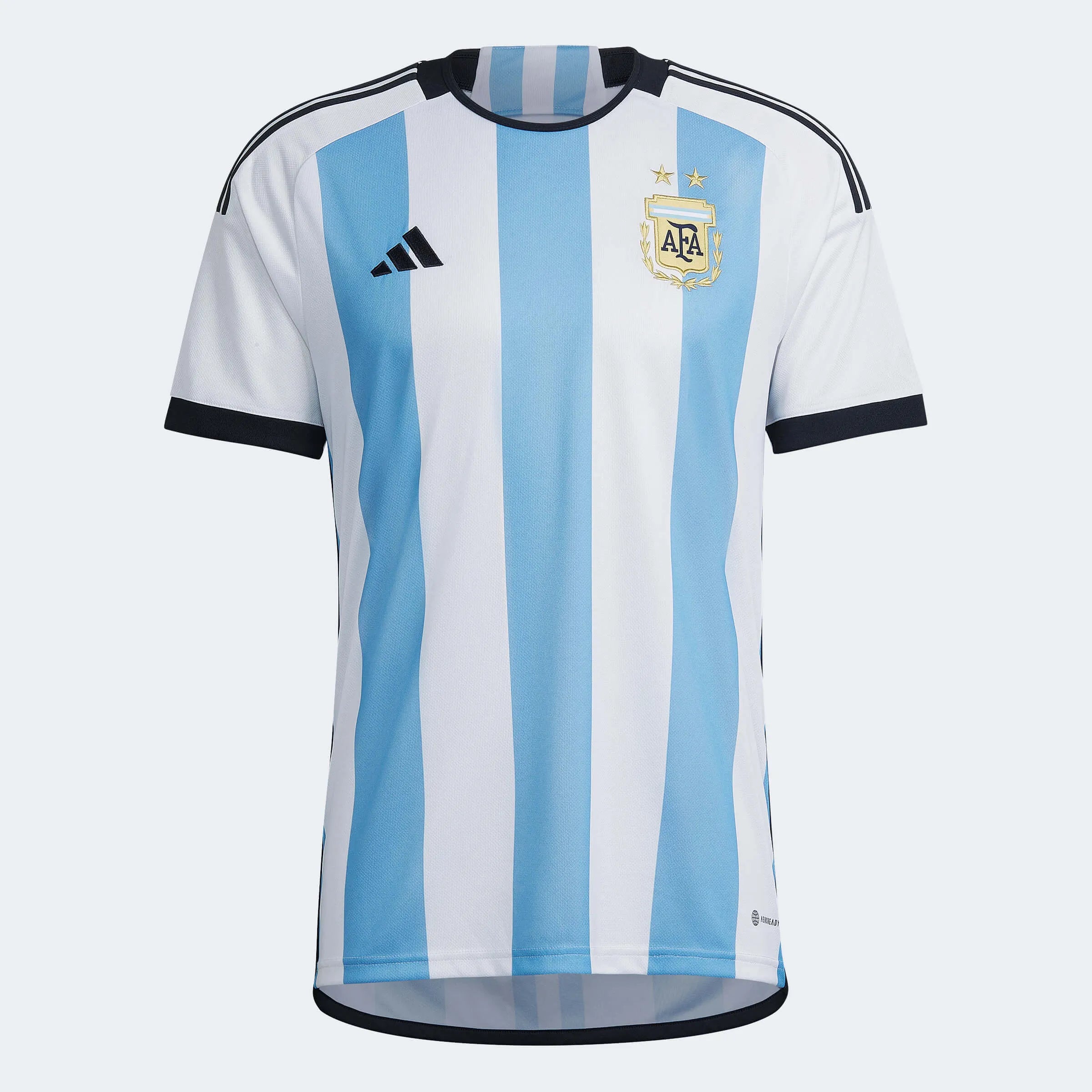 adidas 2022-23 Argentina Home Jersey - White-Light Blue (Front)