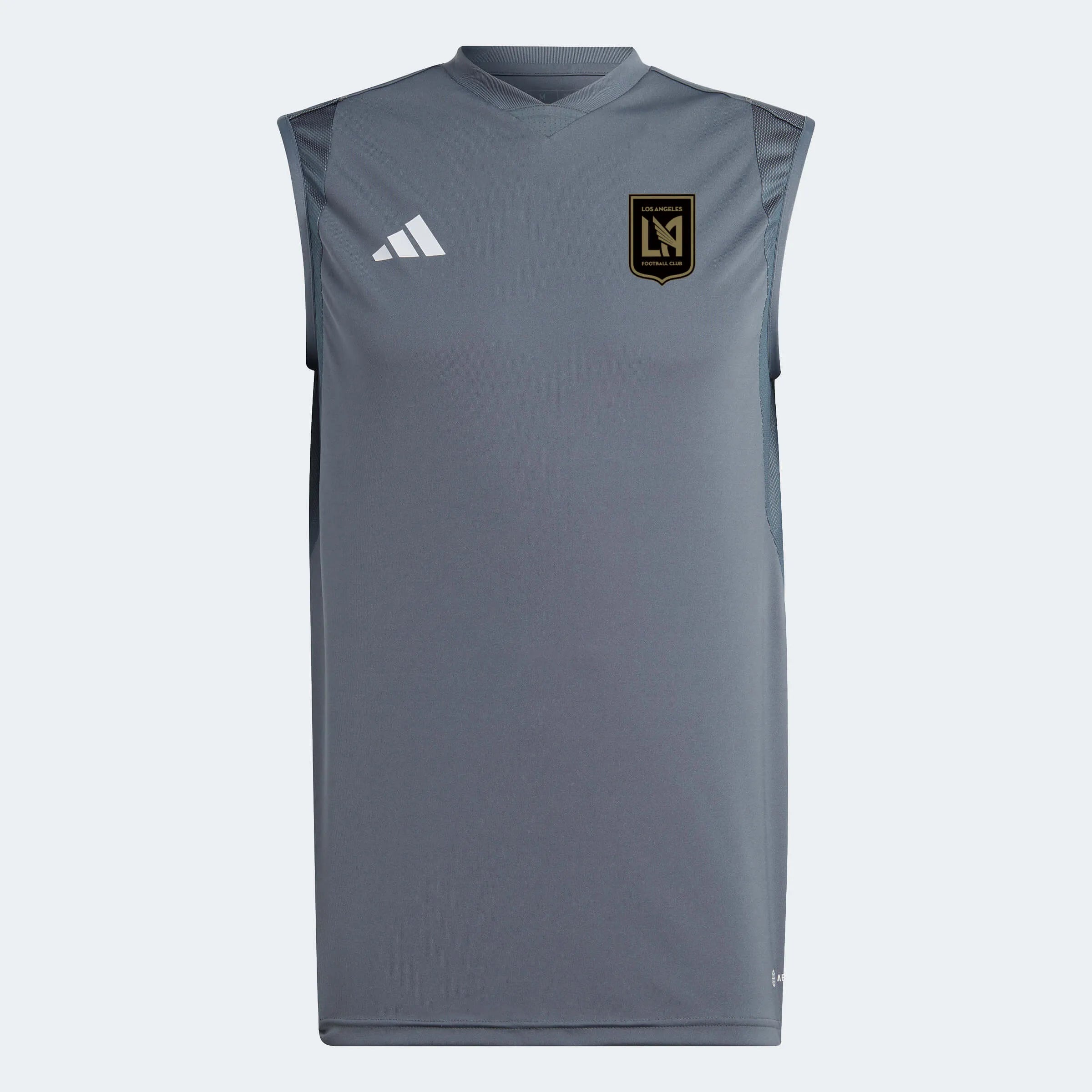 adidas 2023 LAFC Tiro 23 Sleeveless Jersey - Team Onix (Front)