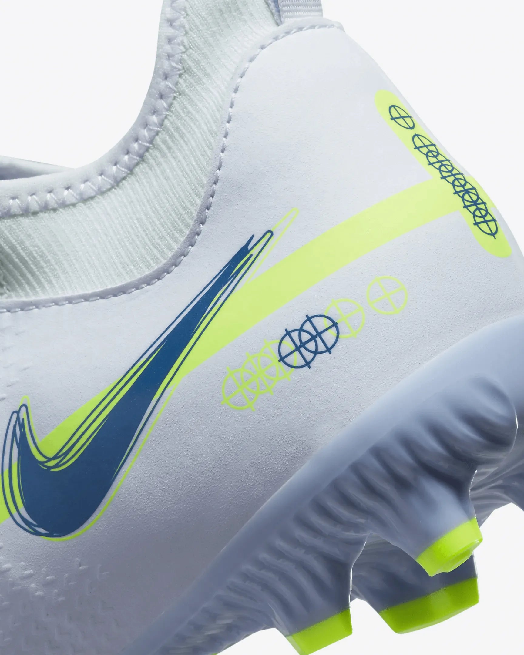 Nike JR Phantom GT2 Academy DF FG-MG - Grey-Blue (Detail 3)
