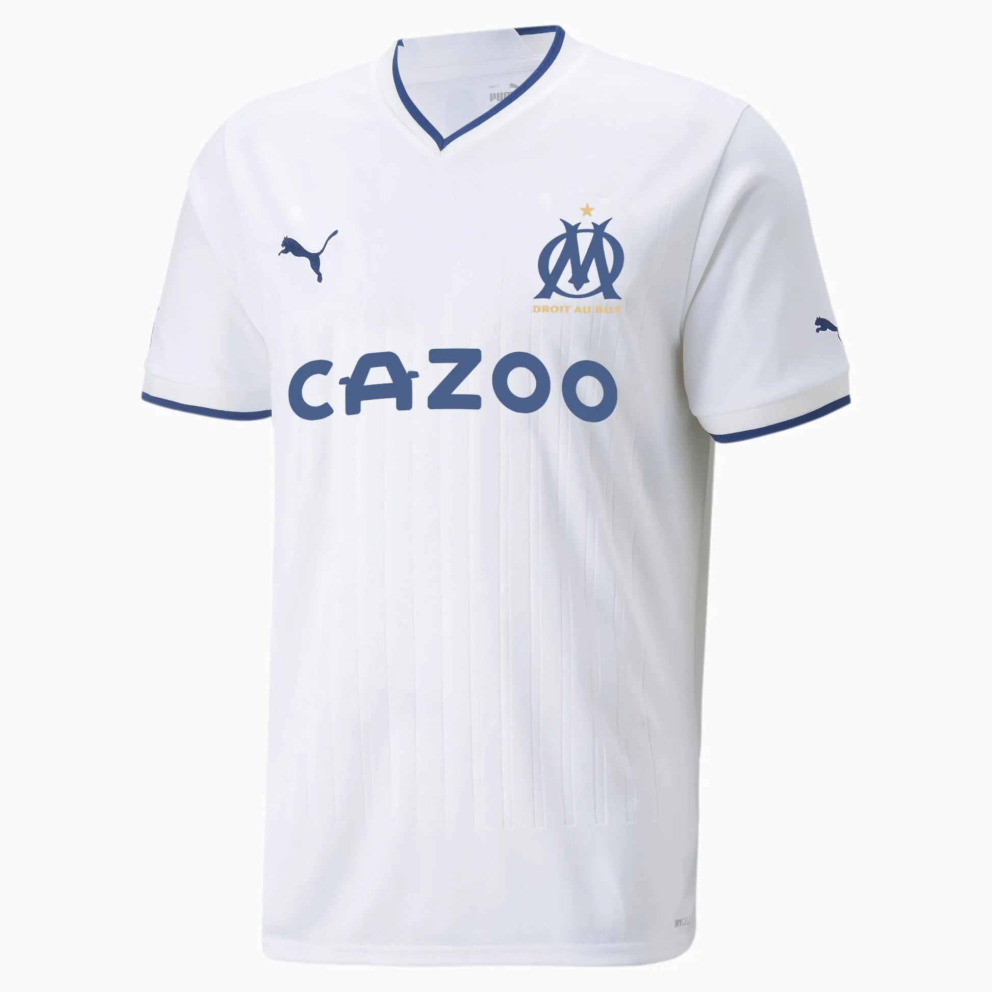 Puma 2022-23 Olympique de Marseille Home Jersey - White (Front)