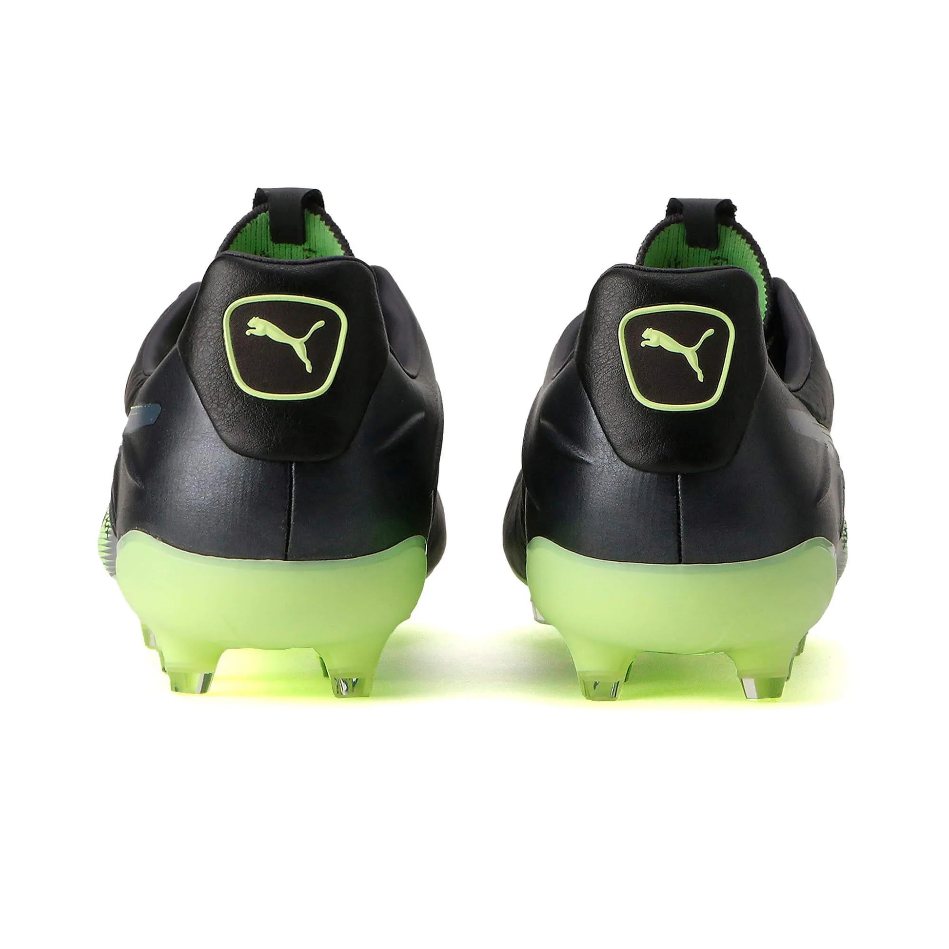 Puma KING Platinum 21 FG-AG - Asphalt-Fizzy Light (Pair - Back)