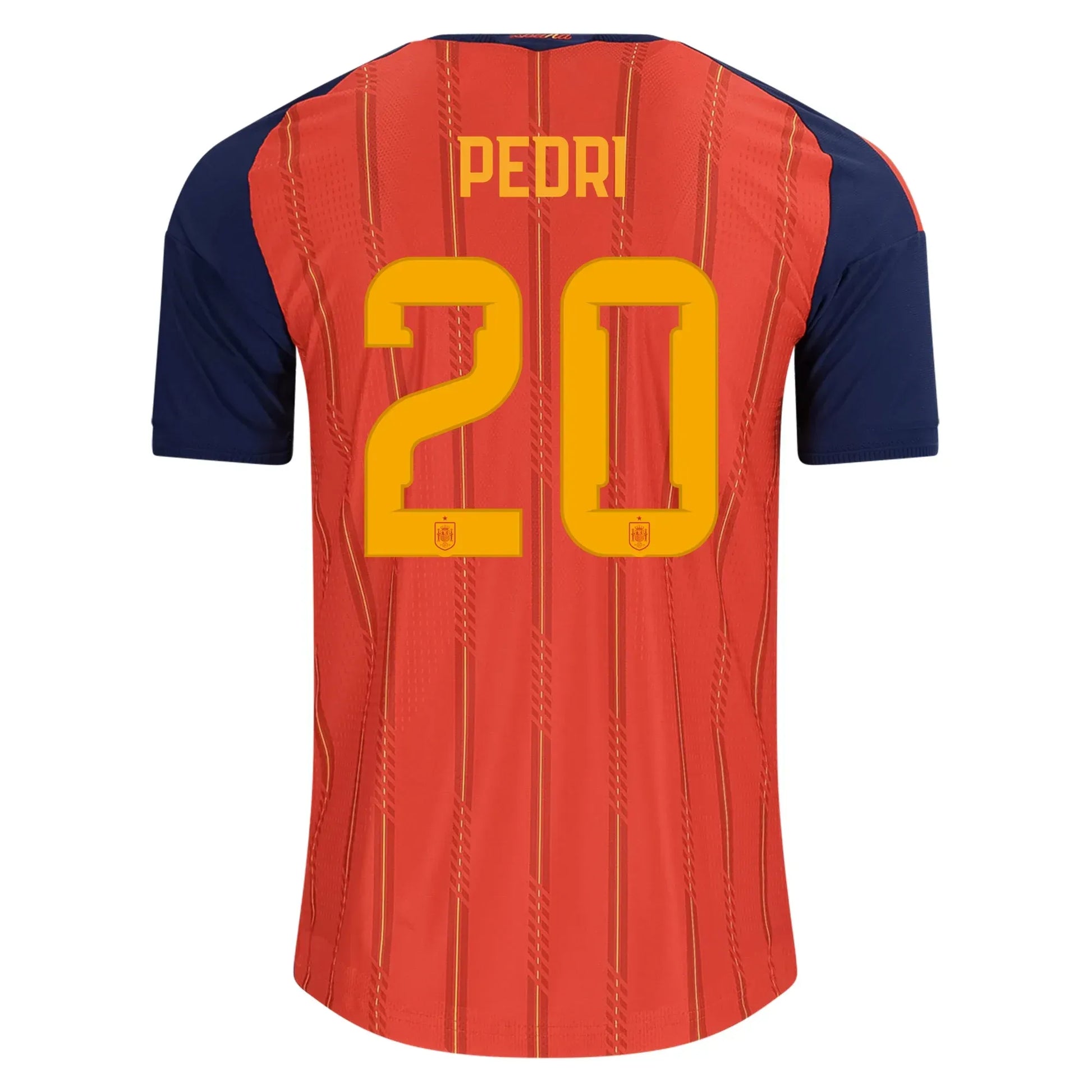 adidas 2026 Spain Men's Authentic Home Soccer Jersey (Pedri)
