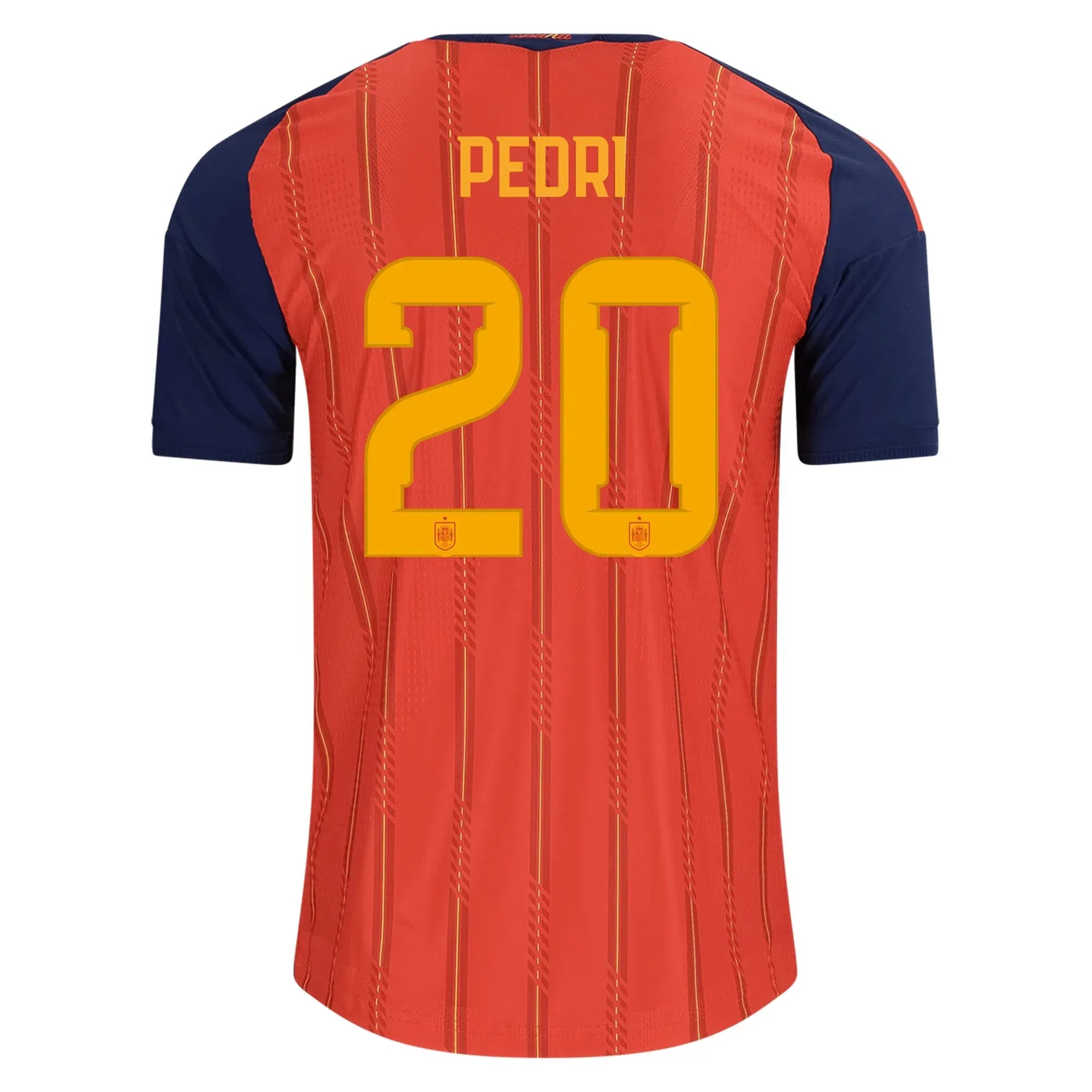 adidas 2026 Spain Men's Authentic Home Soccer Jersey (Pedri)