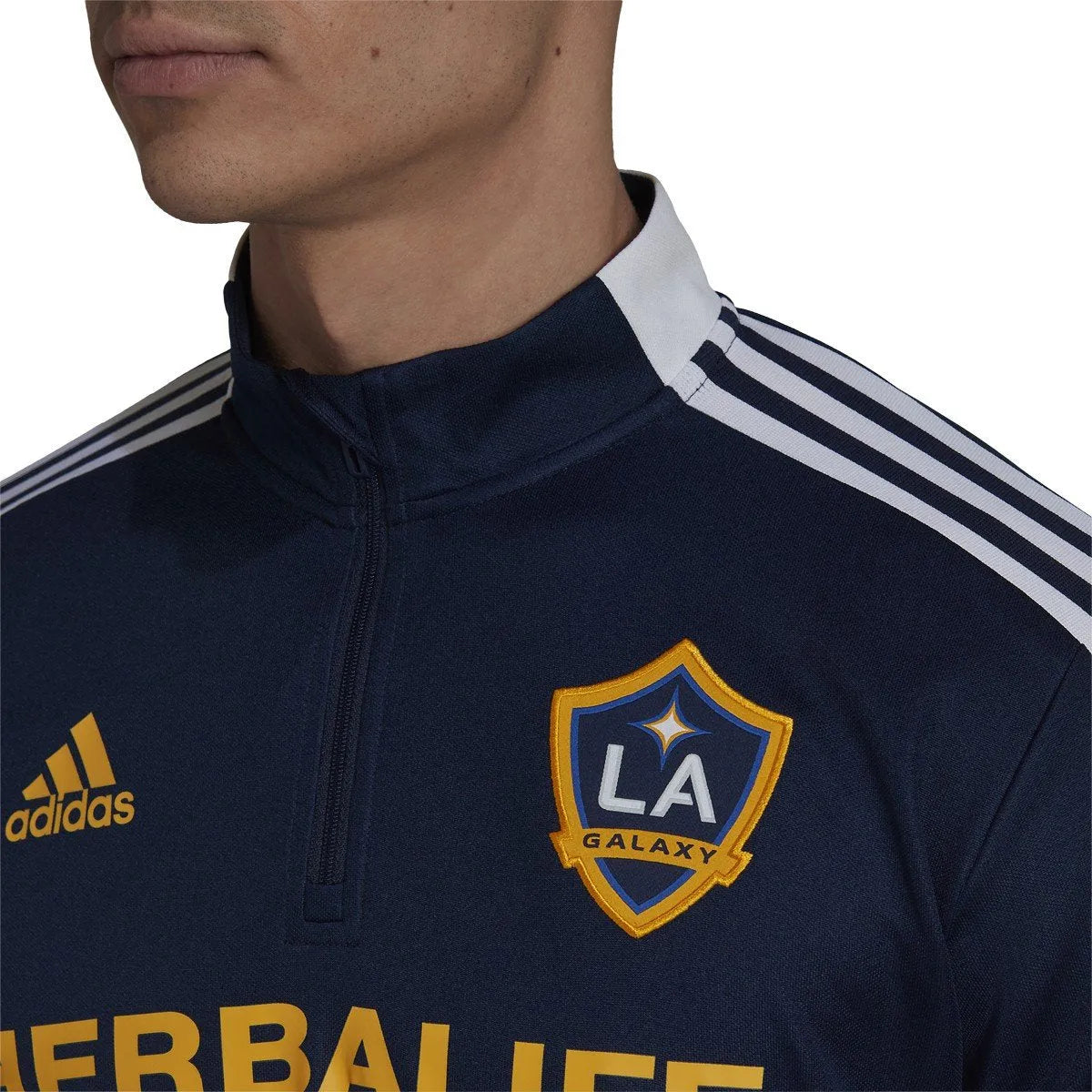 Adidas 2021 LA Galaxy Training Top - Navy-White