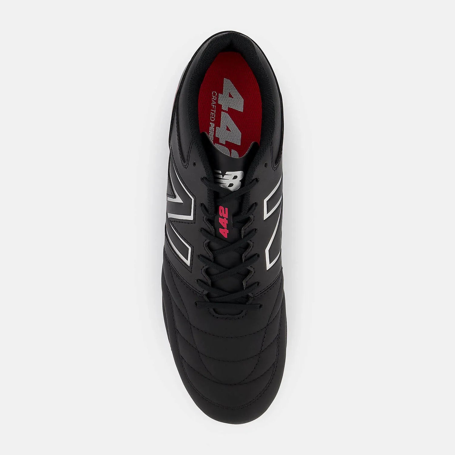 New Balance 442 V2 Team FG Standard Black with White (Top)