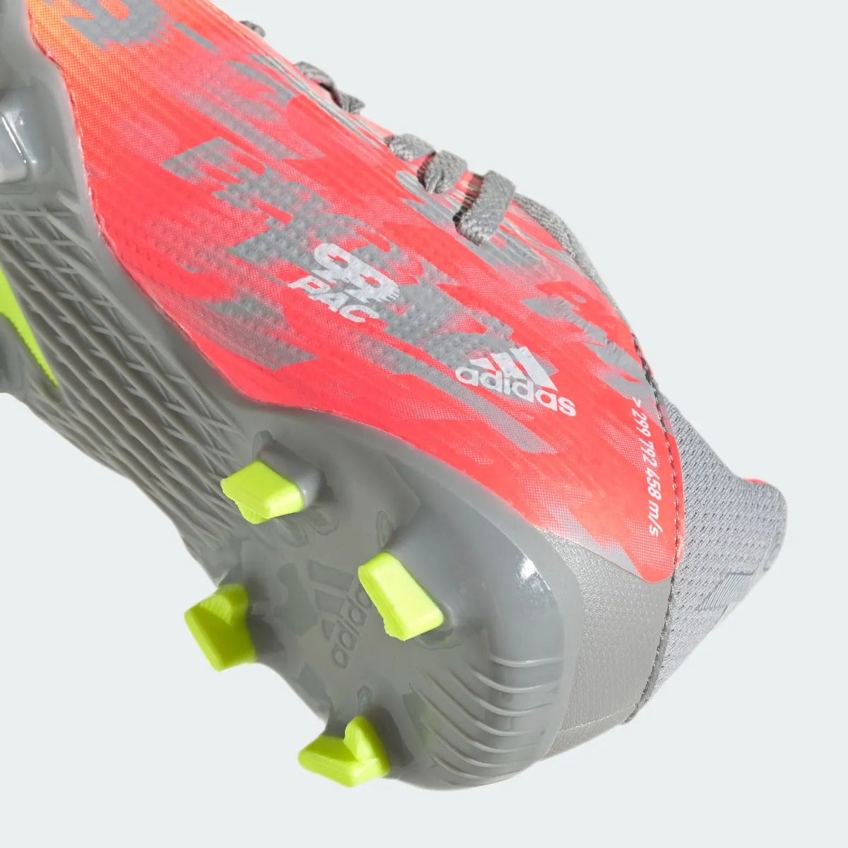Adidas JR X Speedflow .3 FG - Clear Onix-White-Solar Yellow (Detail 2)
