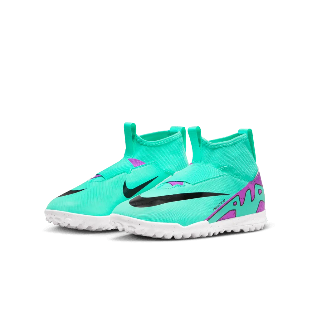 Nike Jr Zoom Superfly 9 Academy Turf - Peak Ready Pack (HO23) (Pair - Lateral)