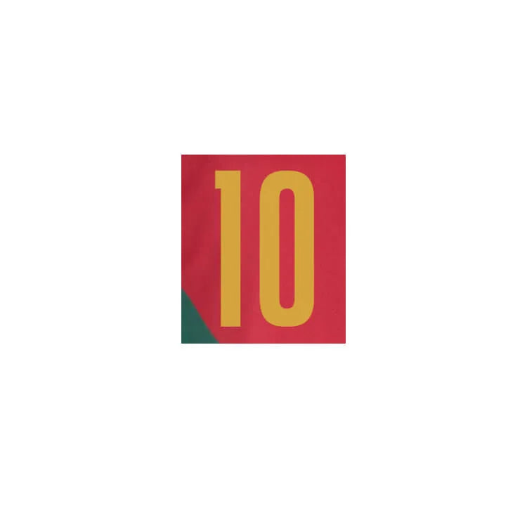 Portugal 2022-23 Home Bernardo #10 Jersey Name Set (Front)