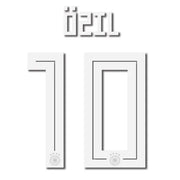 Germany 2018 Away Ozil #10 Jersey Name Set