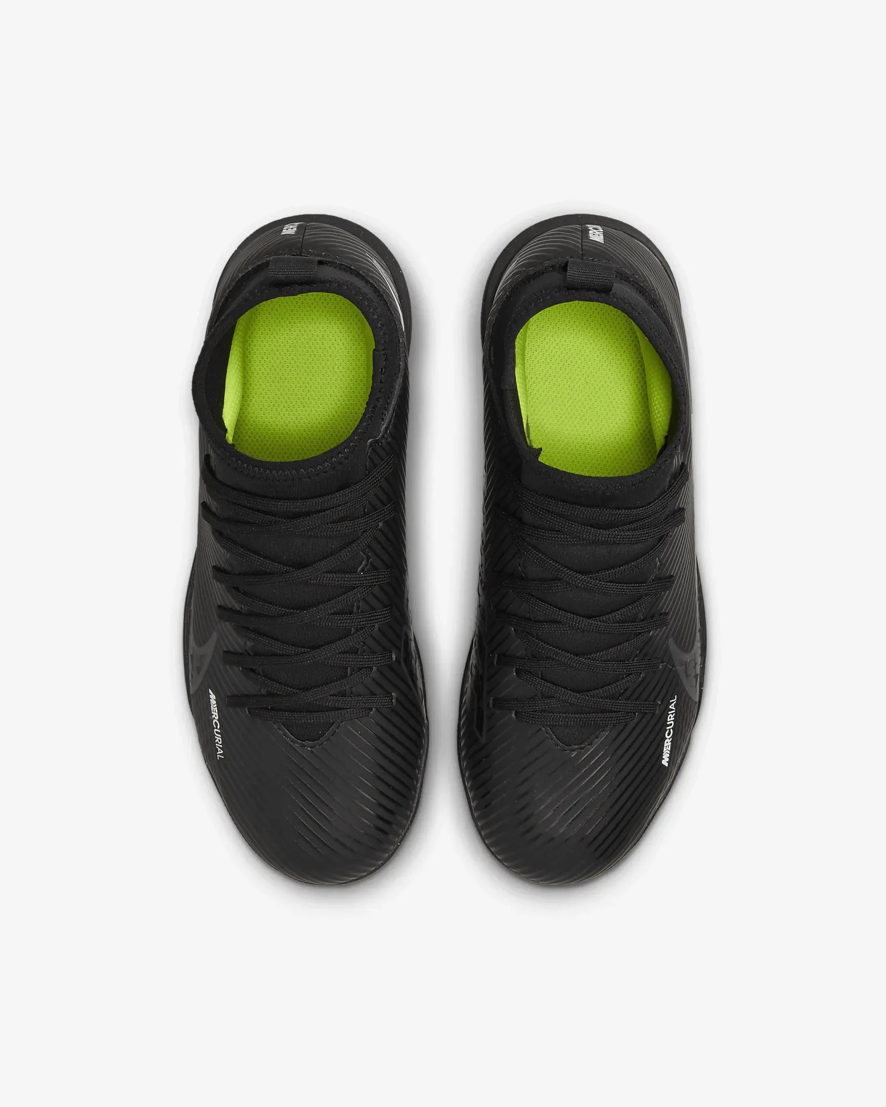  Nike Jr Superfly 9 Club Turf - Black-Smoke Grey (Pair - Top)