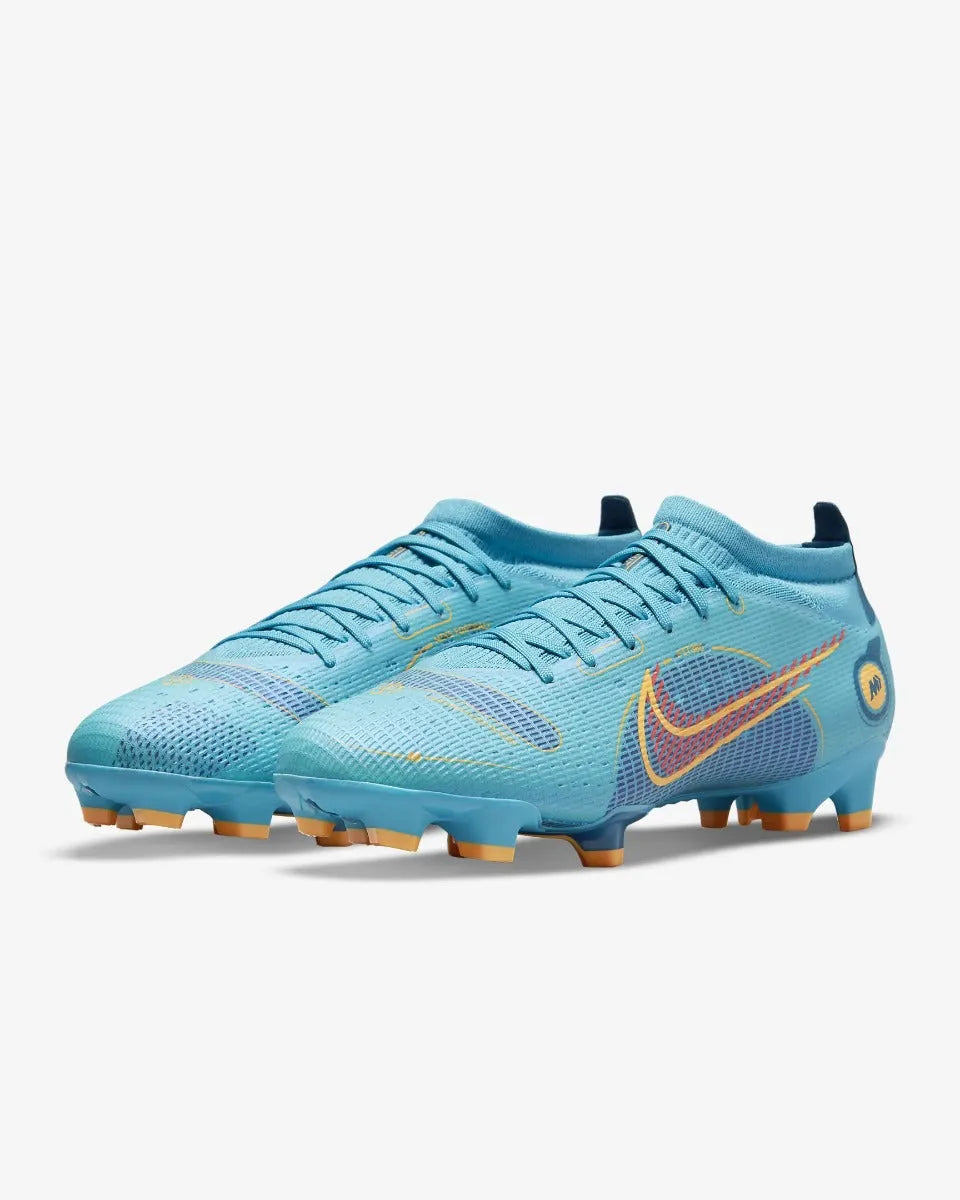 Nike Mercurial Vapor 14 Pro FG - Chlorine Blue-Laser Orange (Pair - Diagonal)