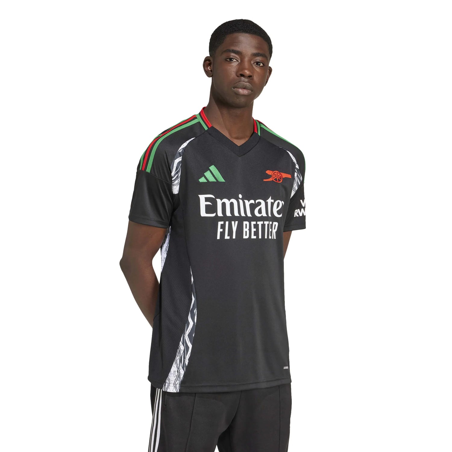 adidas 2024-25 Arsenal Men's Stadium Away Jersey (Model - Side)