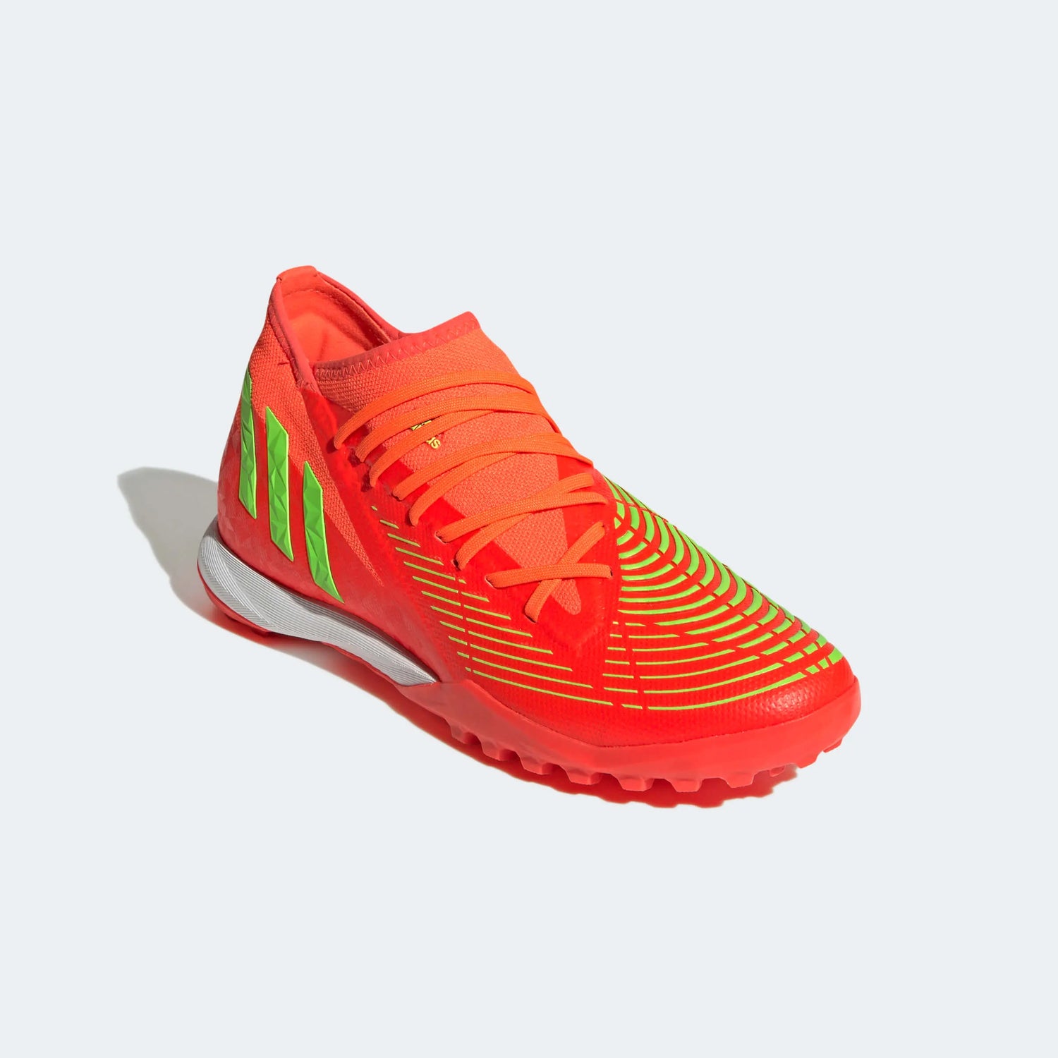 adidas Predator Edge .3 Turf - Solar Red-Solar Green  (Diagonal 1)
