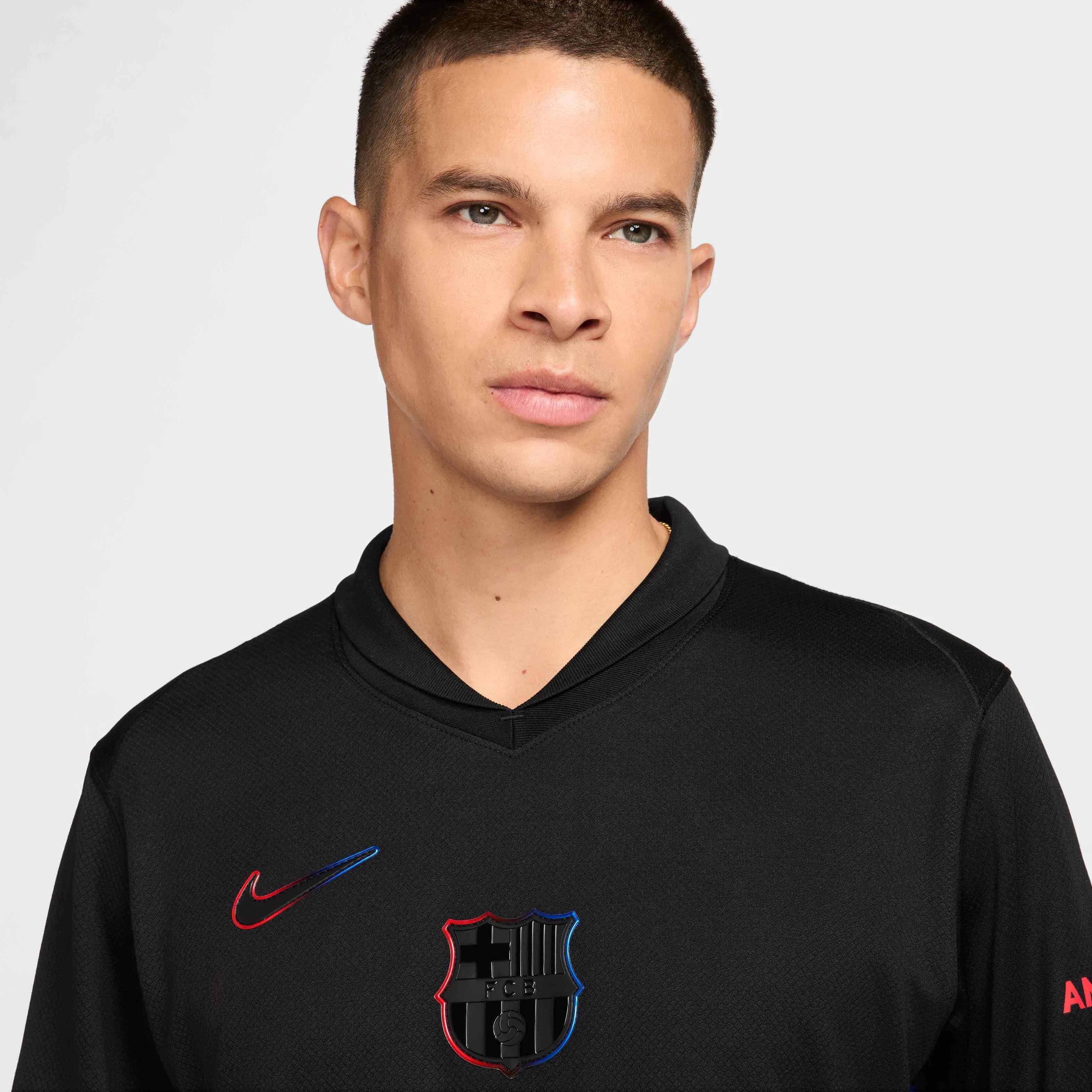 Nike 2024-25 Barcelona Men's Stadium Away Jersey (Detail 1)