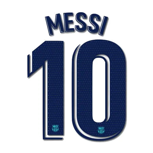 Barcelona 2019/20 Third Messi #10 Youth Jersey Name Set