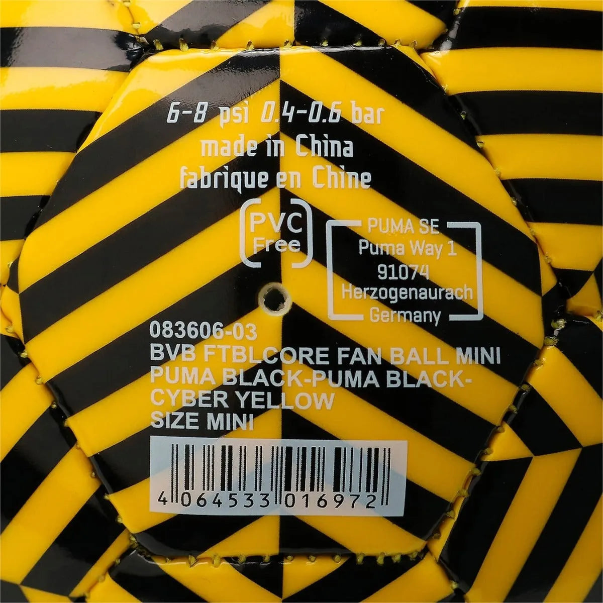Puma Borussia Dortmund 2021-22 Core Fan Mini Ball - Yellow-Black (Detail 3)