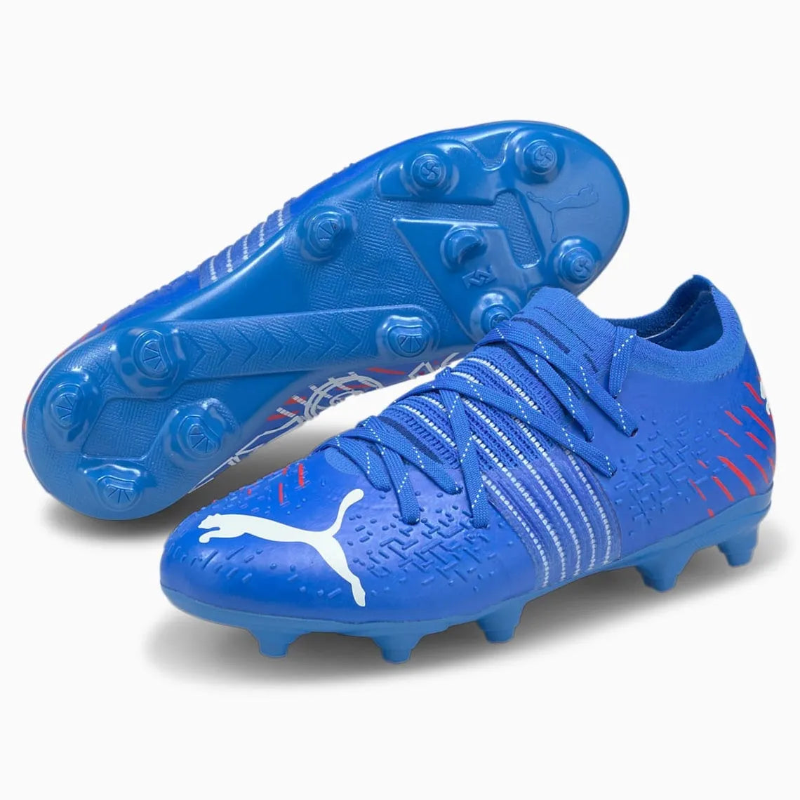 Puma JR Future Z 2.2 FG-AG - Bluemazing (Pair - Diagonal)