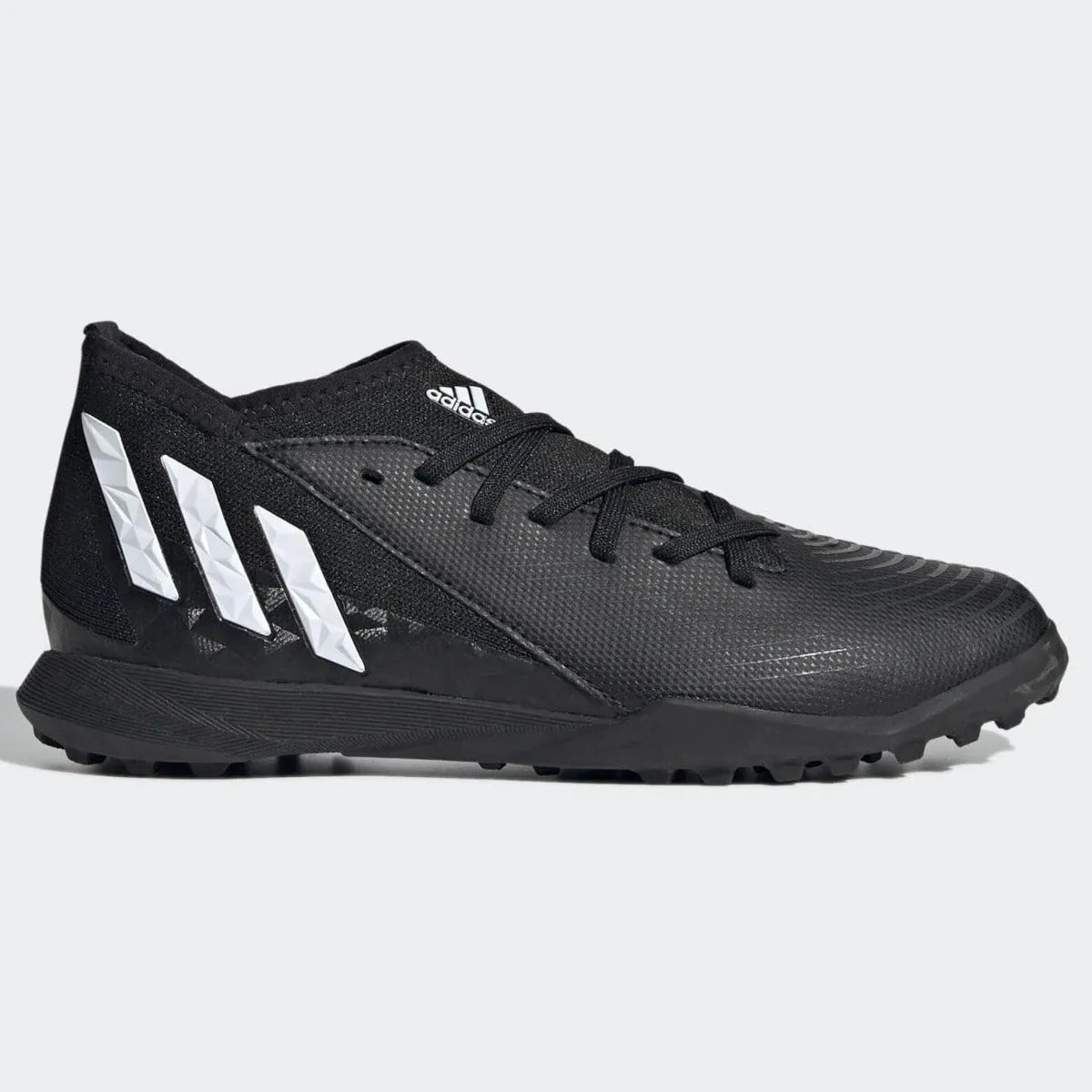 adidas JR Predator Edge .3 Turf - Black-White (Side 1)