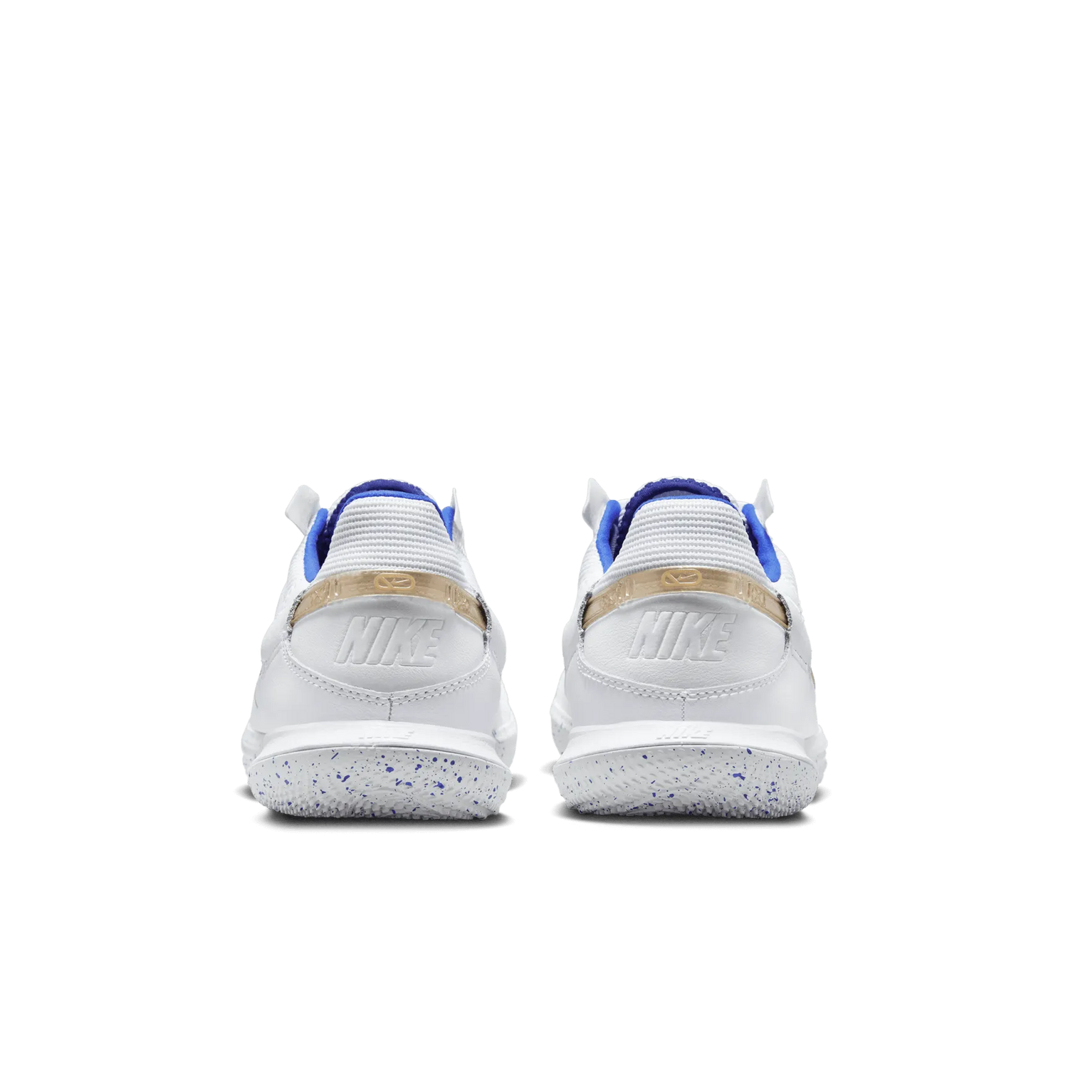 Nike Streetgato Indoor White Hyper Royal Metallic Gold (Pair - Back)