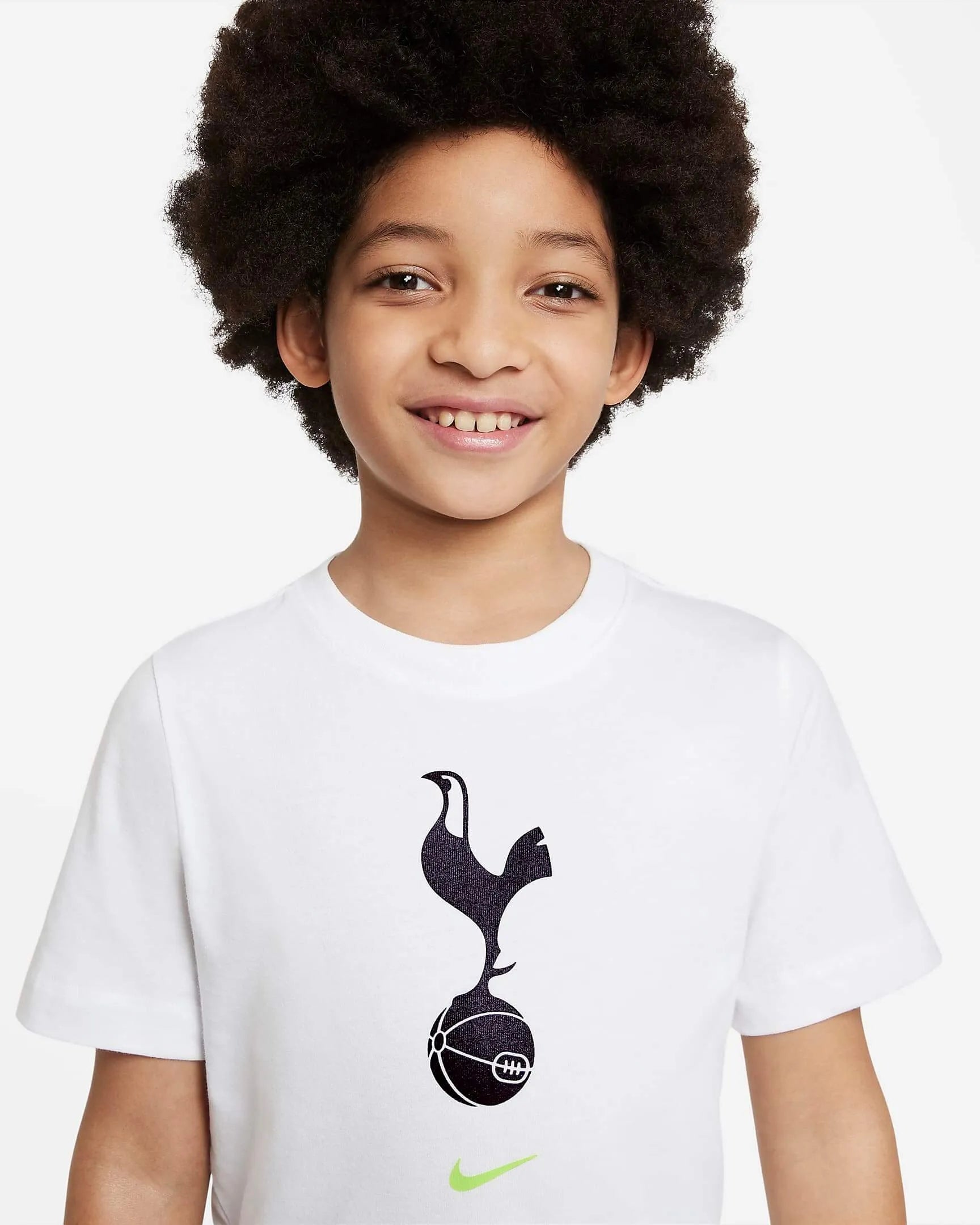 Nike 2022-23 Tottenham Youth Crest Tee - White (Detail 1)