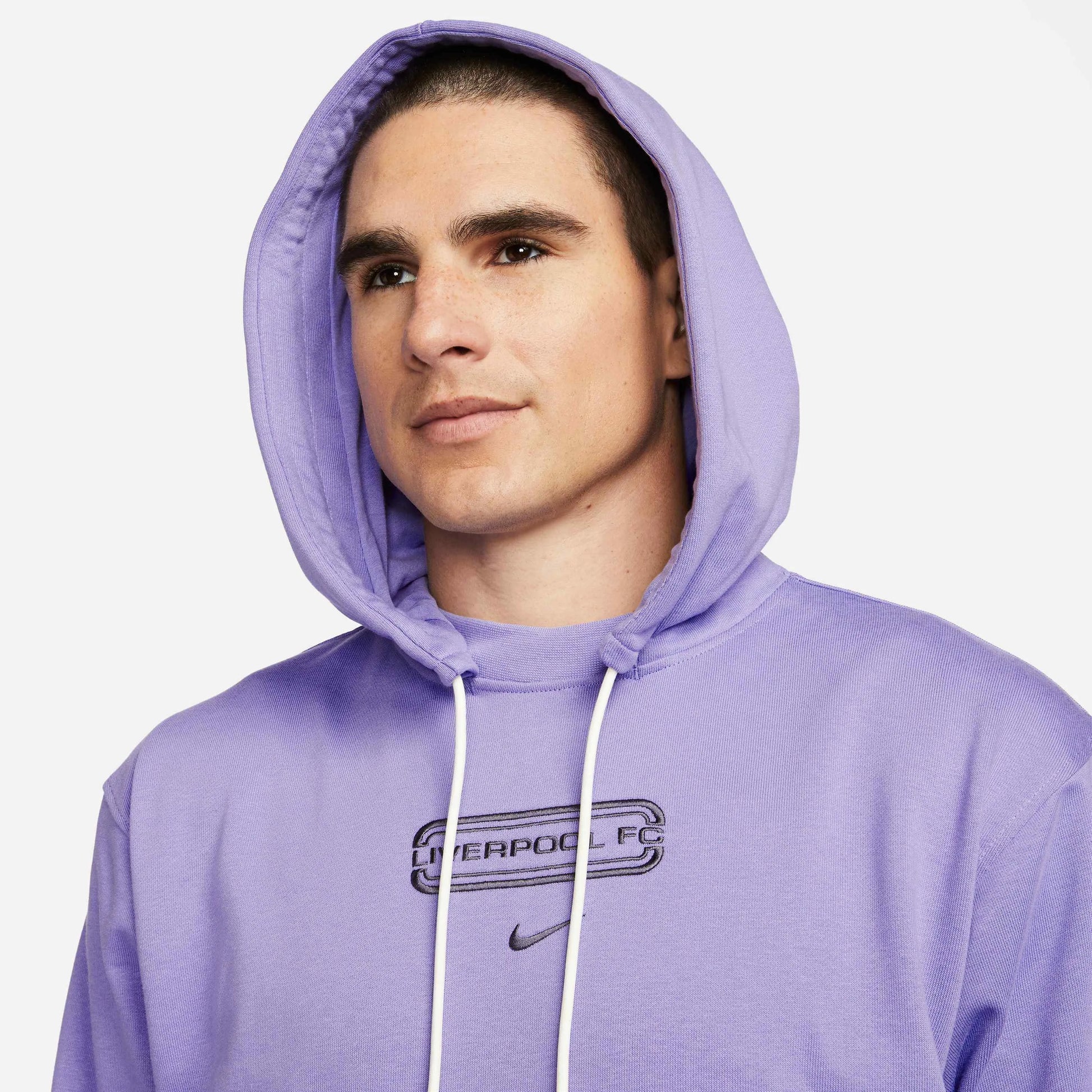 Nike 2023-24 Liverpool Men's Standard Issue Hoodie (Detail 1)