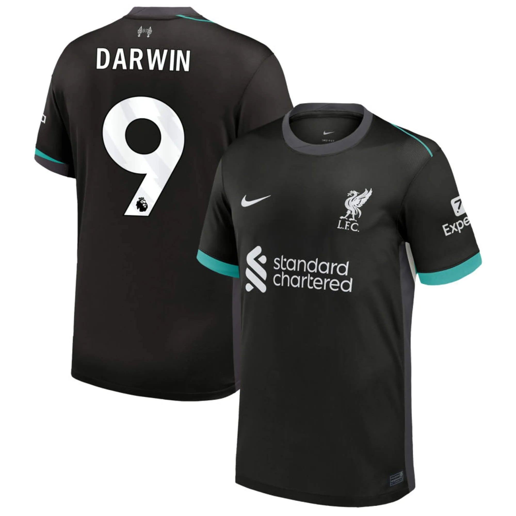 Nike 2024-25 Liverpool Men's Stadium Away Jersey (Darwin)