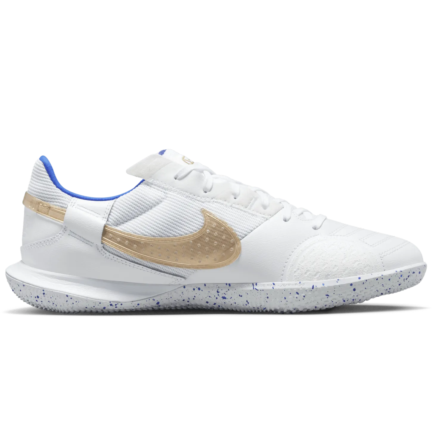 Nike Streetgato Indoor White Hyper Royal Metallic Gold (SIde 2)