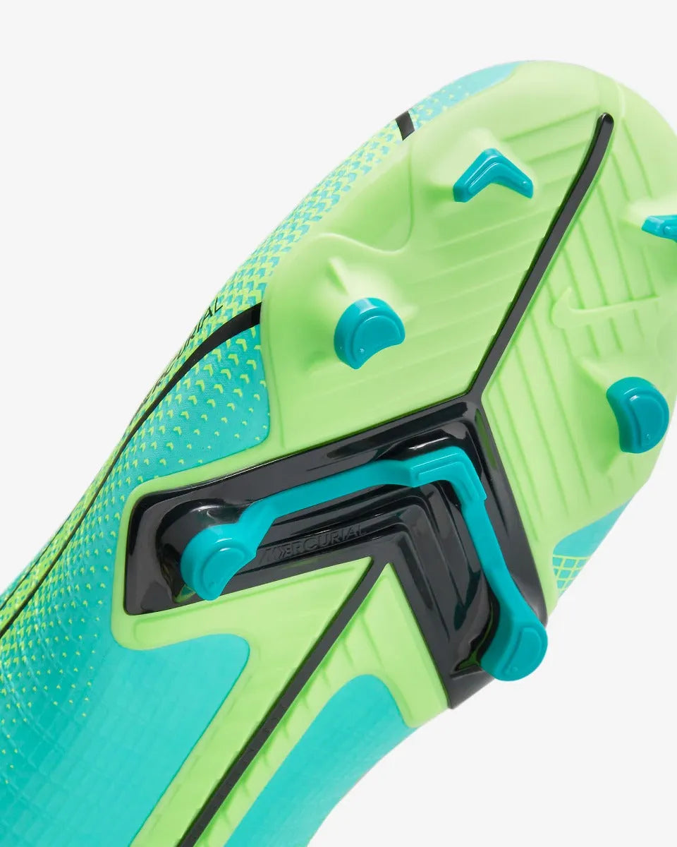 Nike Vapor 14 Academy FG-MG - Turquoise-Lime Glow (Detail 1)