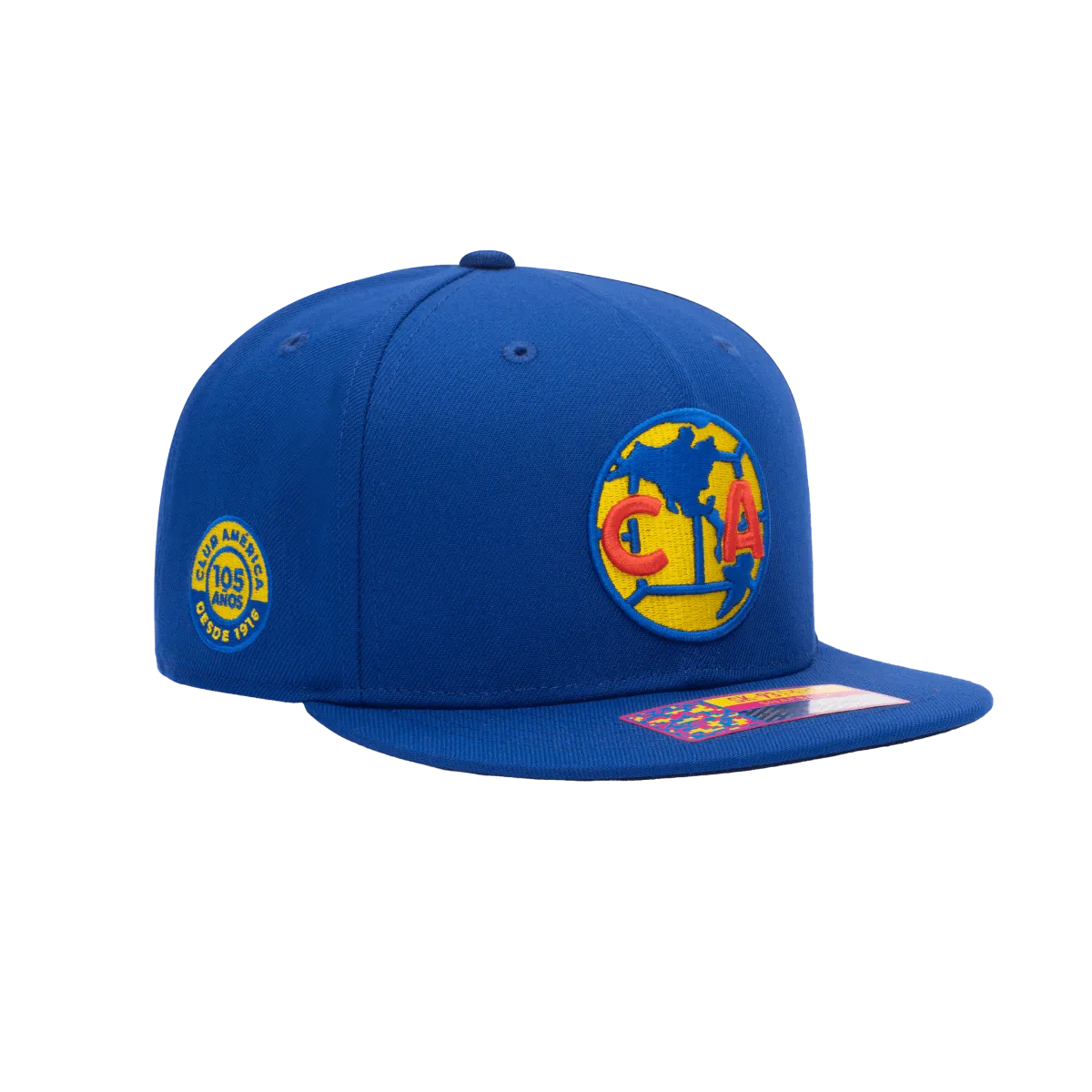 FI Collection Club America 105TH Anniversary Retro Snapback -  Royal (Diagonal 2)