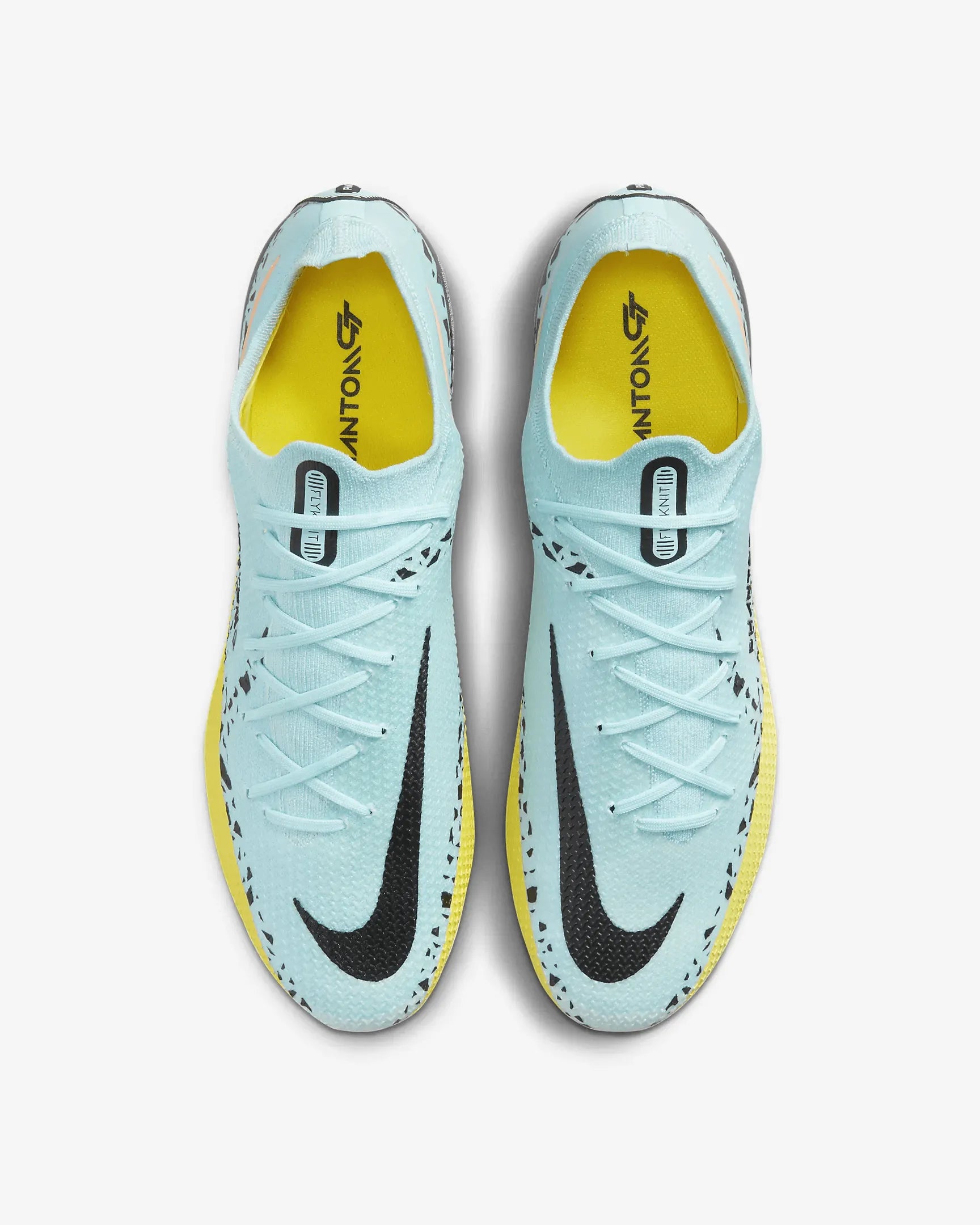 Nike Phantom GT2 Elite FG - Glacier Ice-Black (Pair - Top)