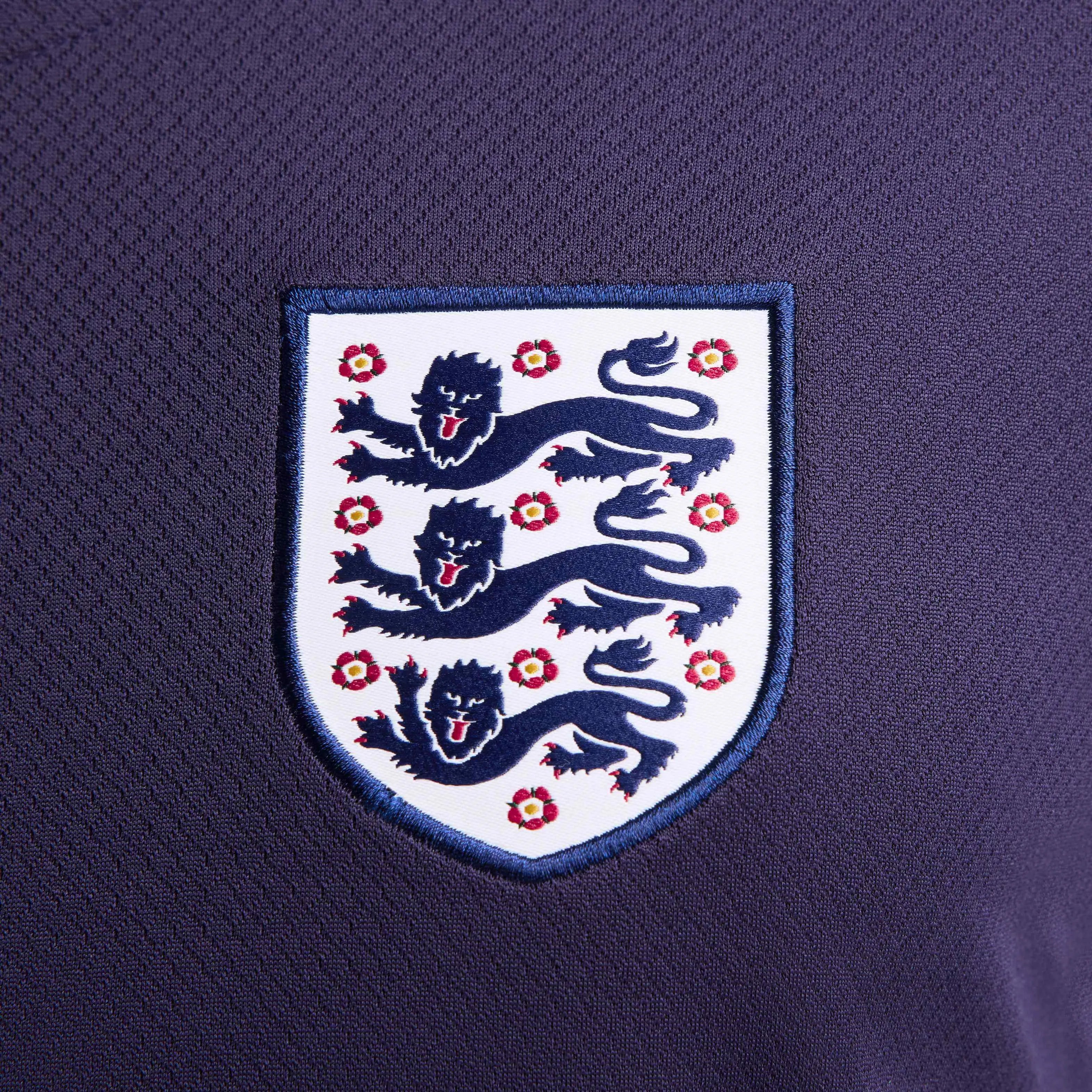 Nike 2024-25 England Men's Dri-Fit Short Sleeve Knit Top (Detail 2)