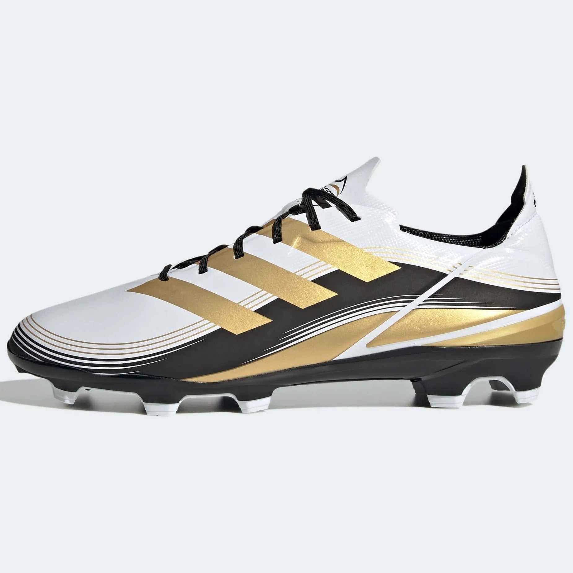 adidas Gamemode FG - White-Gold-Black (Side 2)