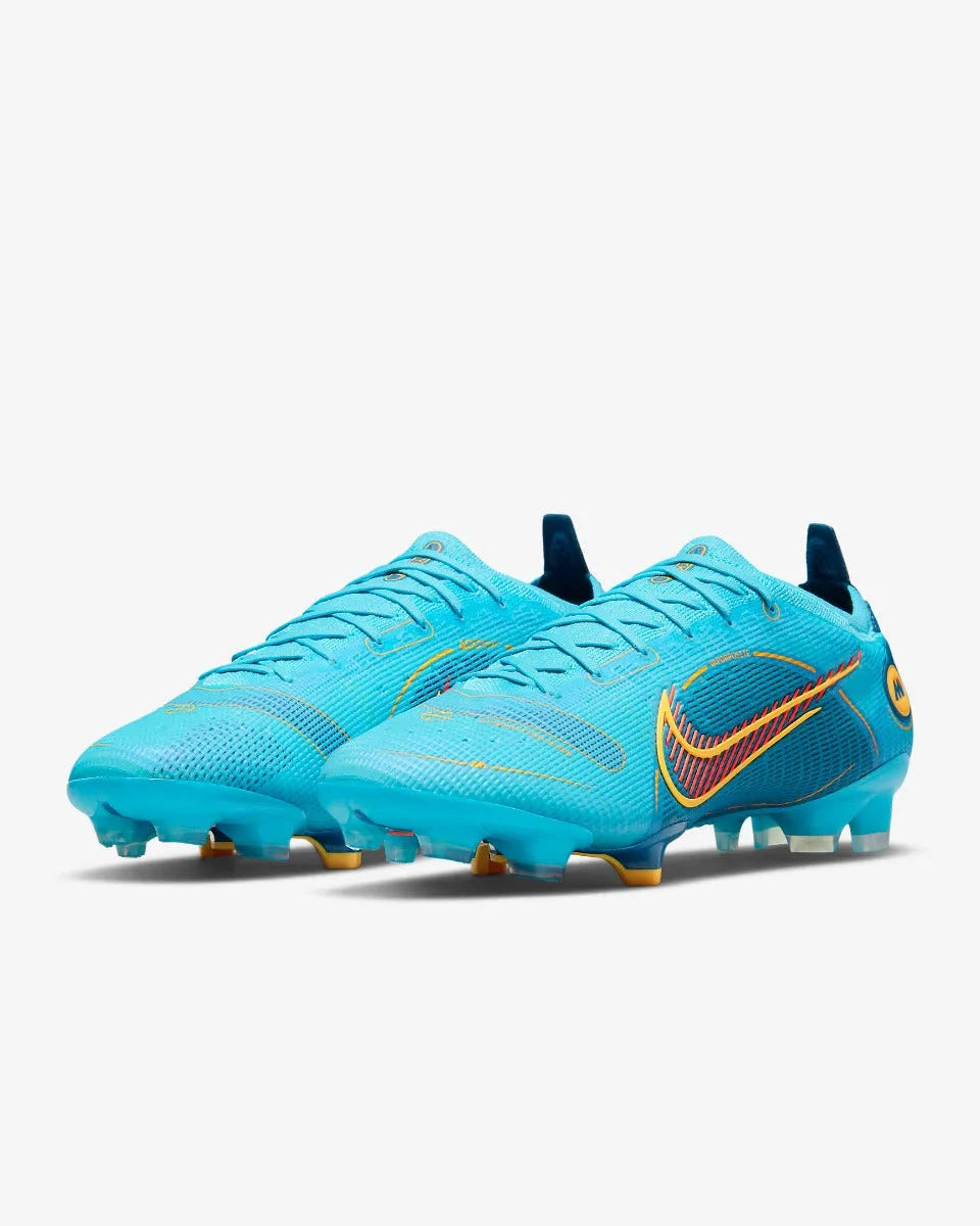 Nike Vapor 14 Elite FG - Chlorine Blue-Laser Orange (Pair - Diagonal)