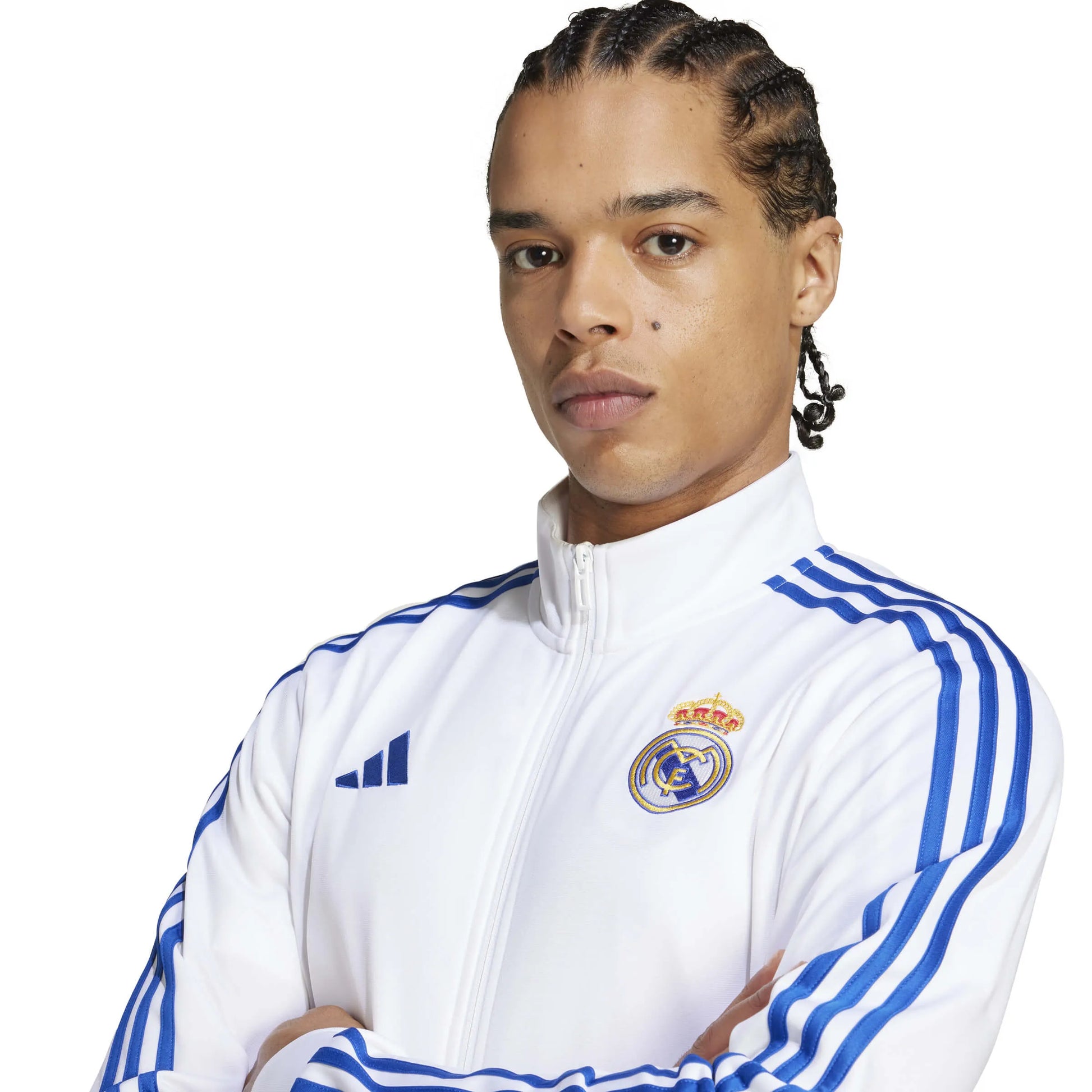 adidas 2024-25 Real Madrid Men's DNA Track Top (Detail 1)