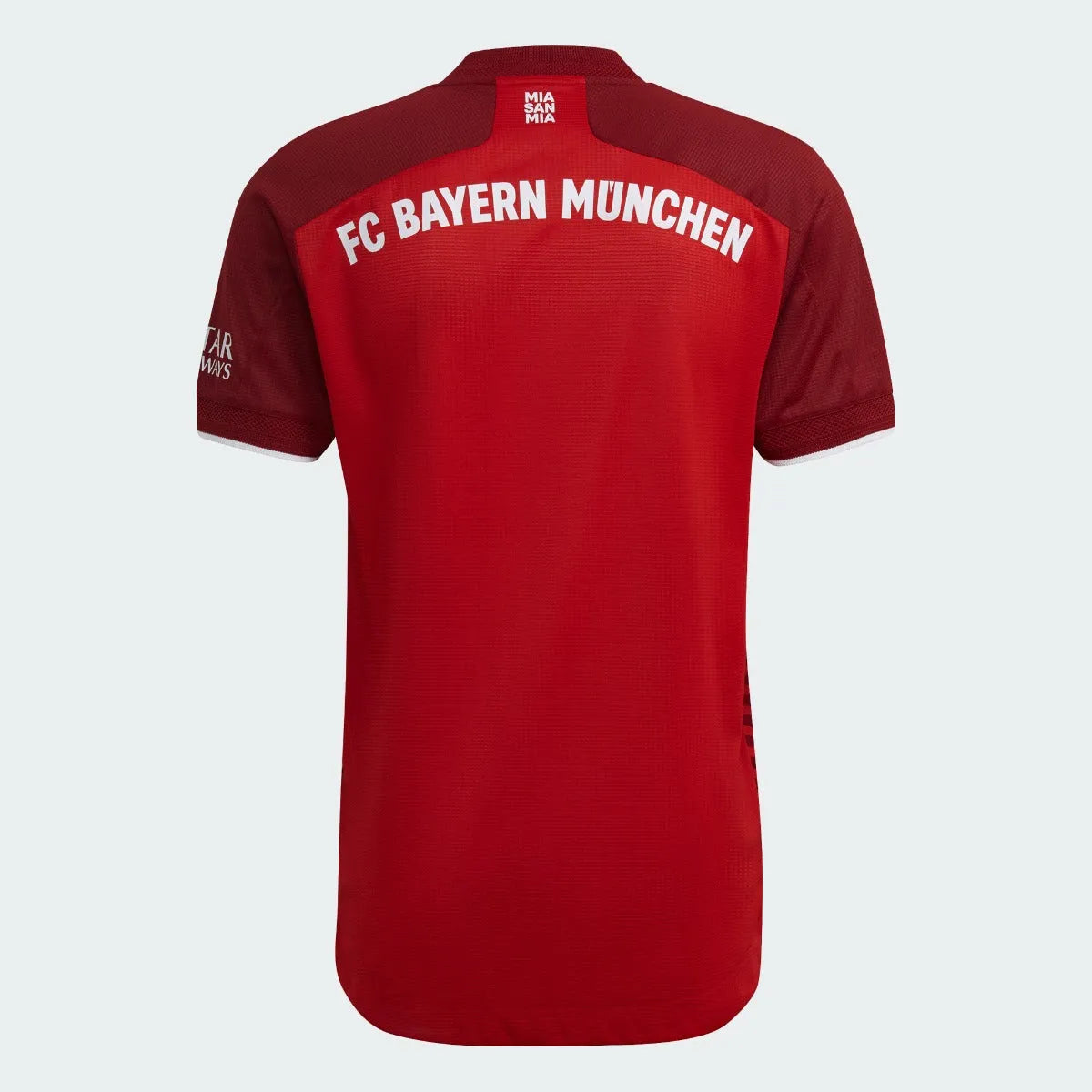 Adidas 2021-22 Bayern Munich Home Authentic Jersey - True Red (Back)