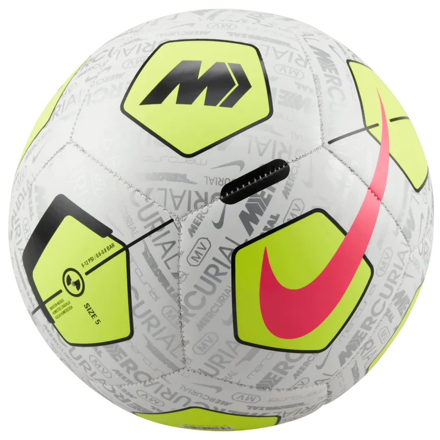 Nike Mercurial Fade XXV Ball - White - Volt - Black - Hyper Pink (Front)