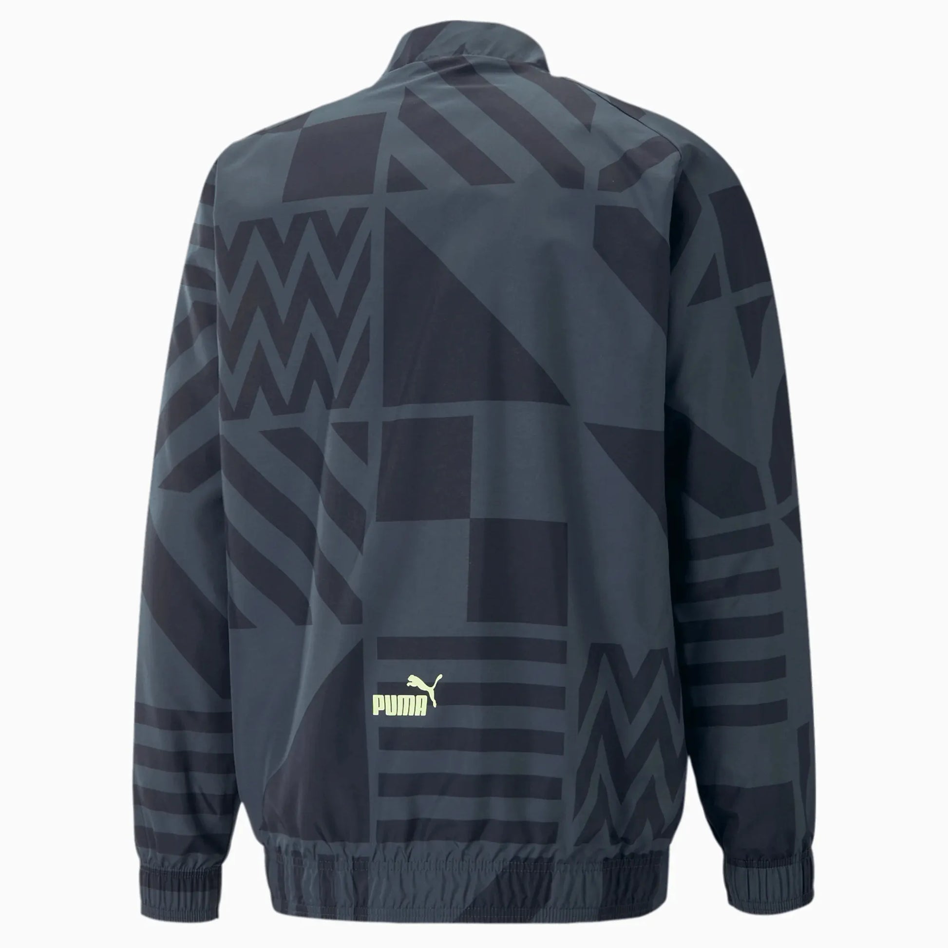 Puma 2022-23 Manchester City Pre-Match Jacket - Parisian-Fizzy Light (Back)