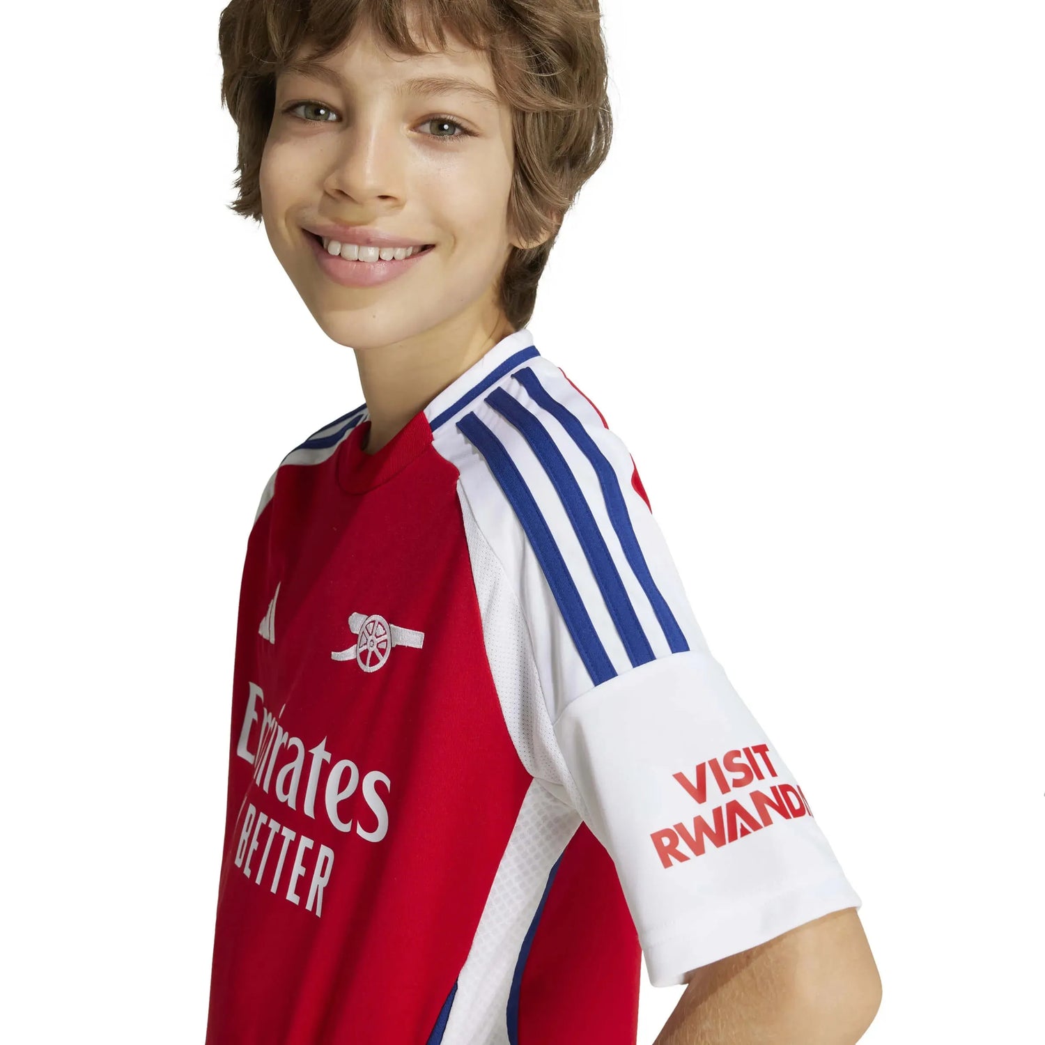 adidas 2024-25 Arsenal Youth Stadium Home Jersey (Detail 2)