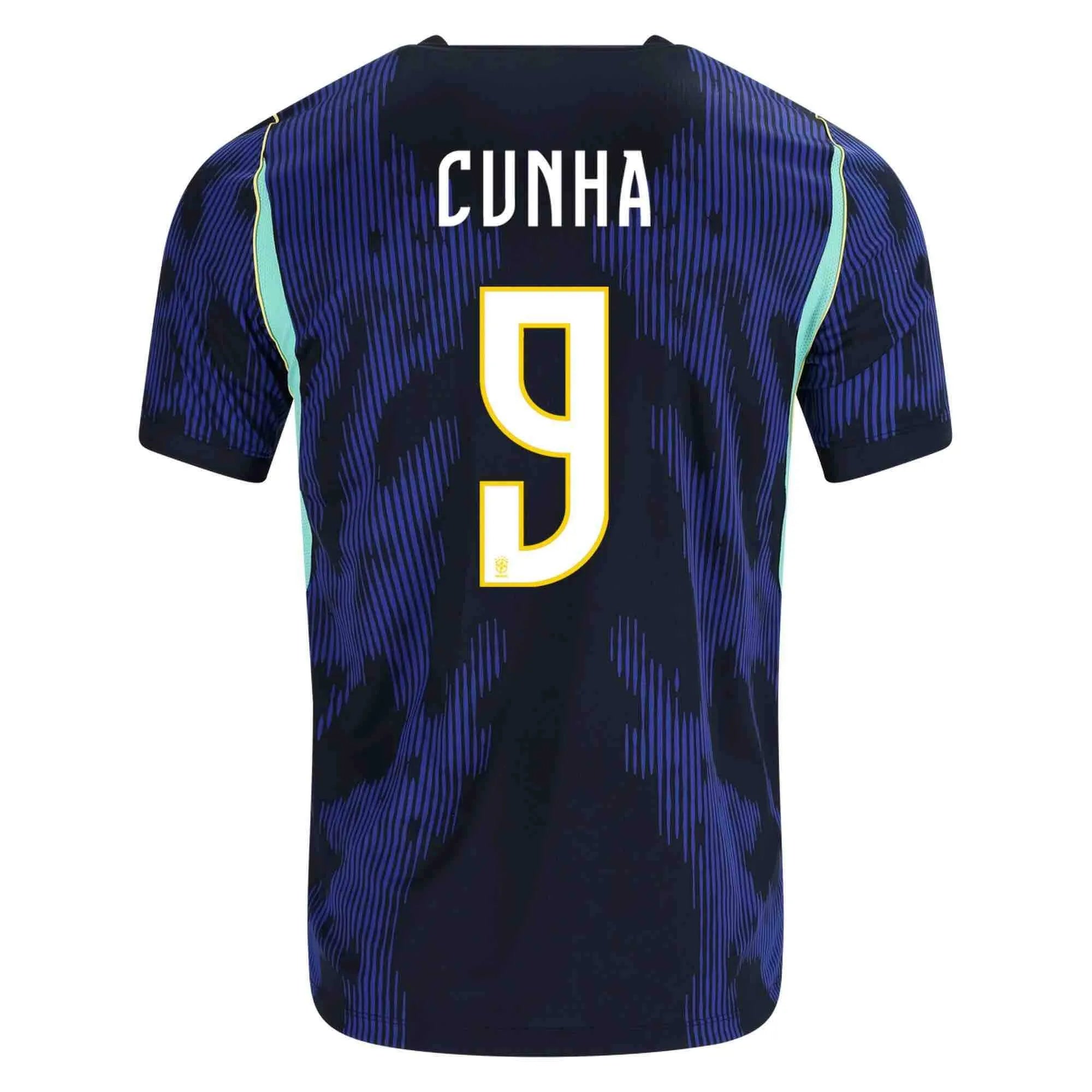 Nike 2026 Brazil Men's Stadium Away Soccer Jersey (Cunha)