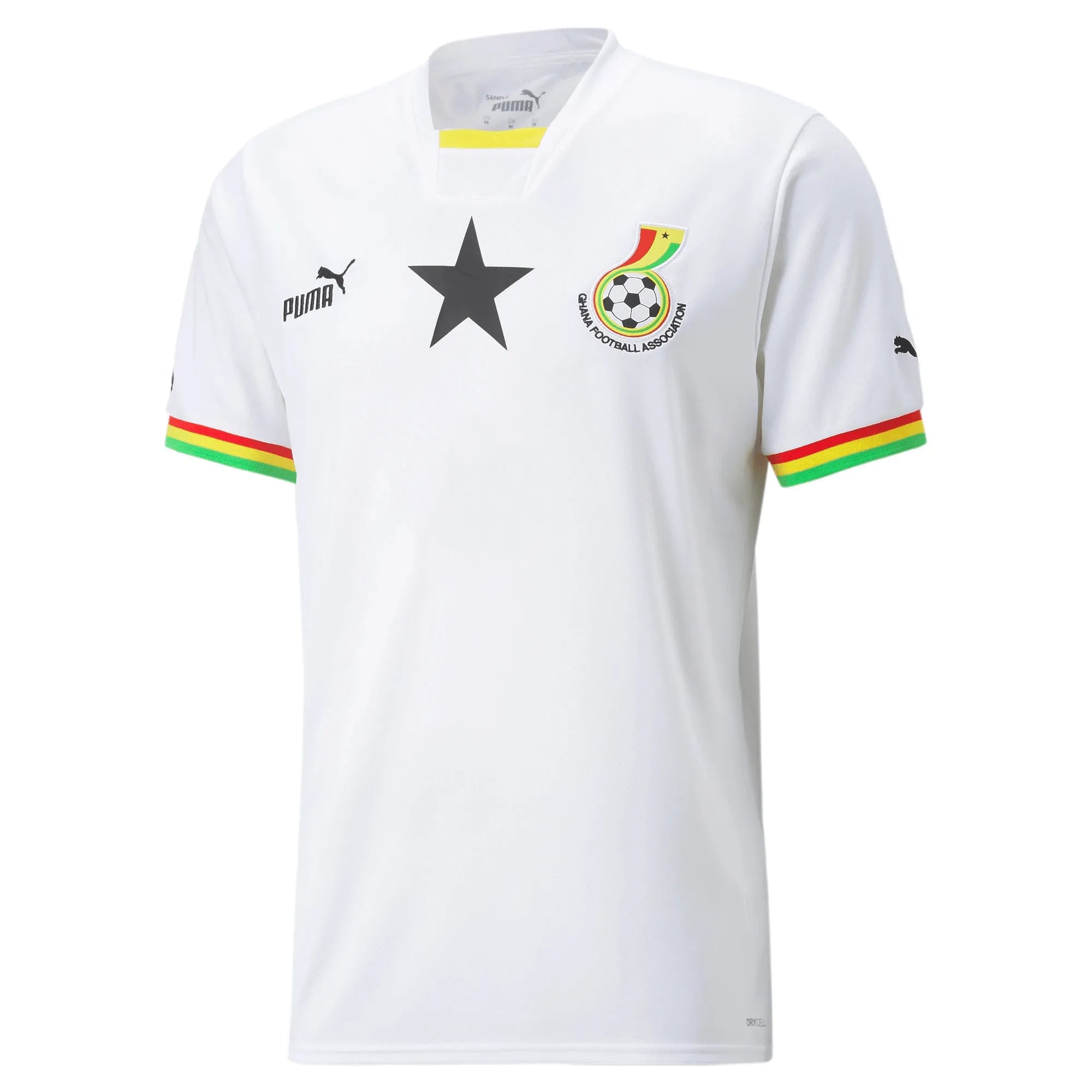 Puma 2022-23 Ghana Home Jersey - White (Front)