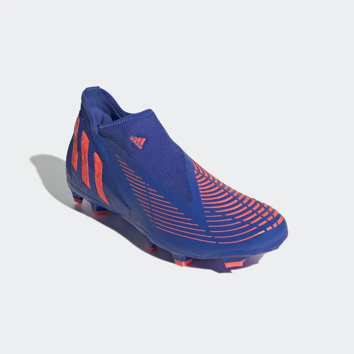 adidas Predator Edge .3 Laceless FG - Hi Res Blue-Turbo (Diagonal 1)