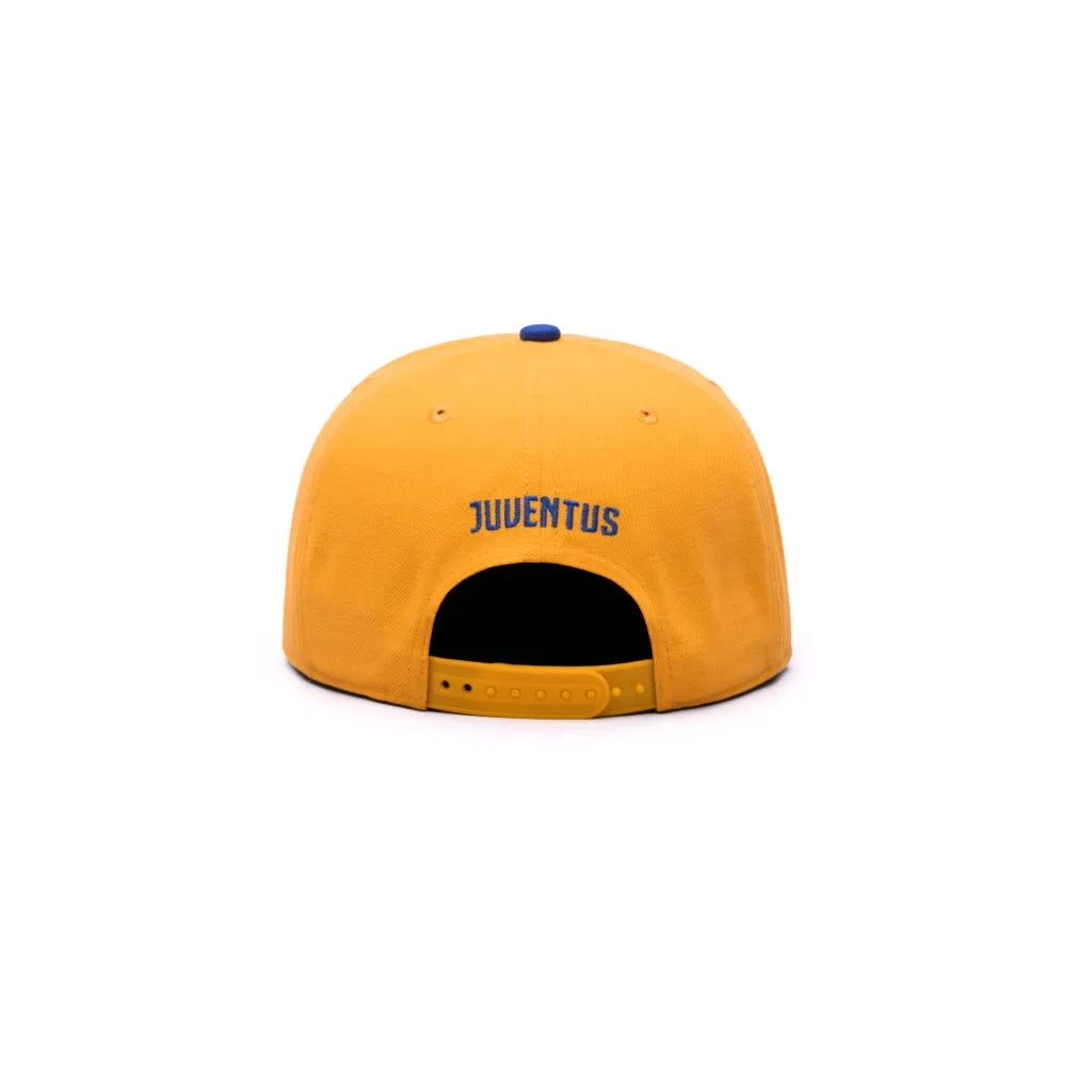 Fan Ink Collection Juventus Retro Capsule Snapback Hat - Gold-Royal