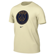 Nike 2023-24 PSG Crest Tee - Beige (Front)