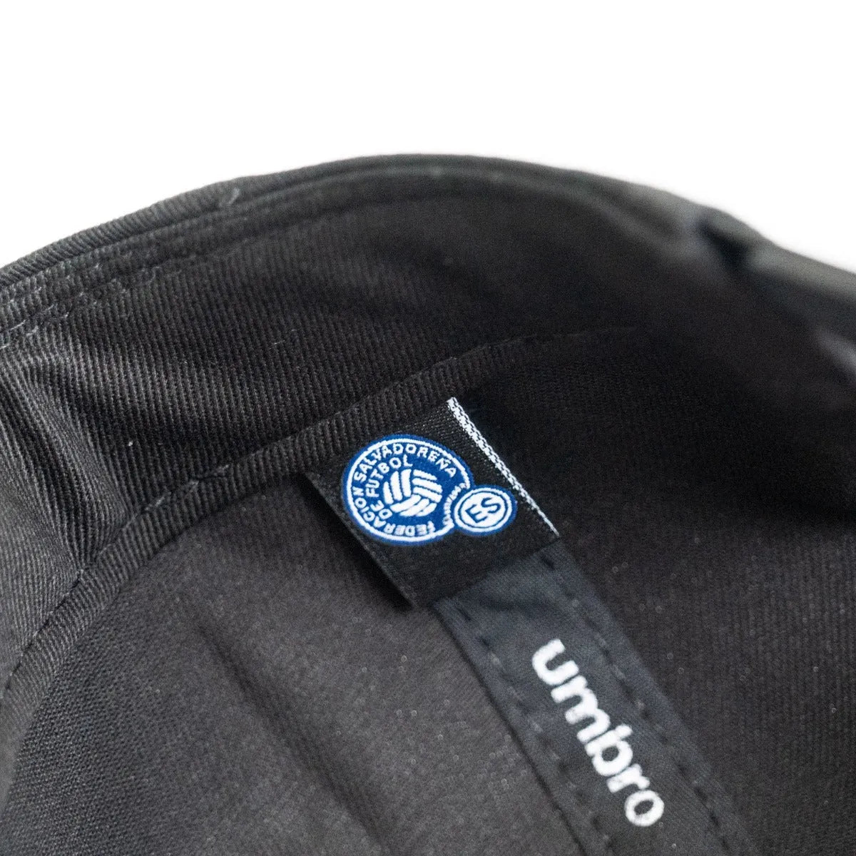 Umbro El Salvador Flat Snapback Hat - Black-White (Detail 2)
